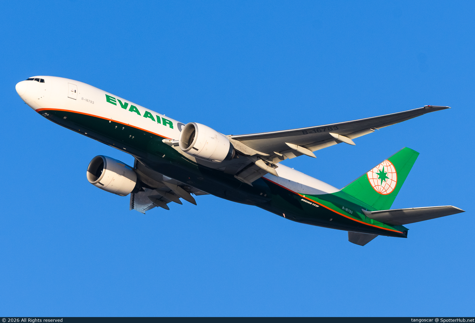 Photo of B-16783 - Boeing 777-F5E operated by EVA Air Cargo