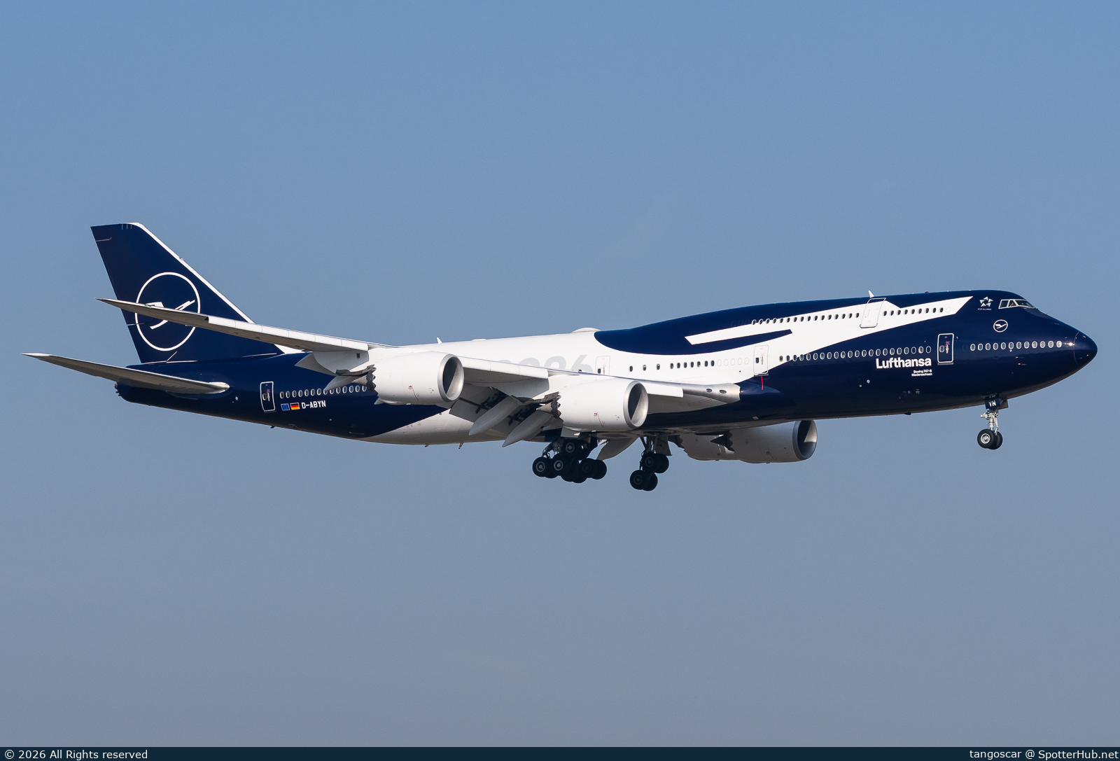 Photo of D-ABYN - Boeing 747-830 operated by Lufthansa