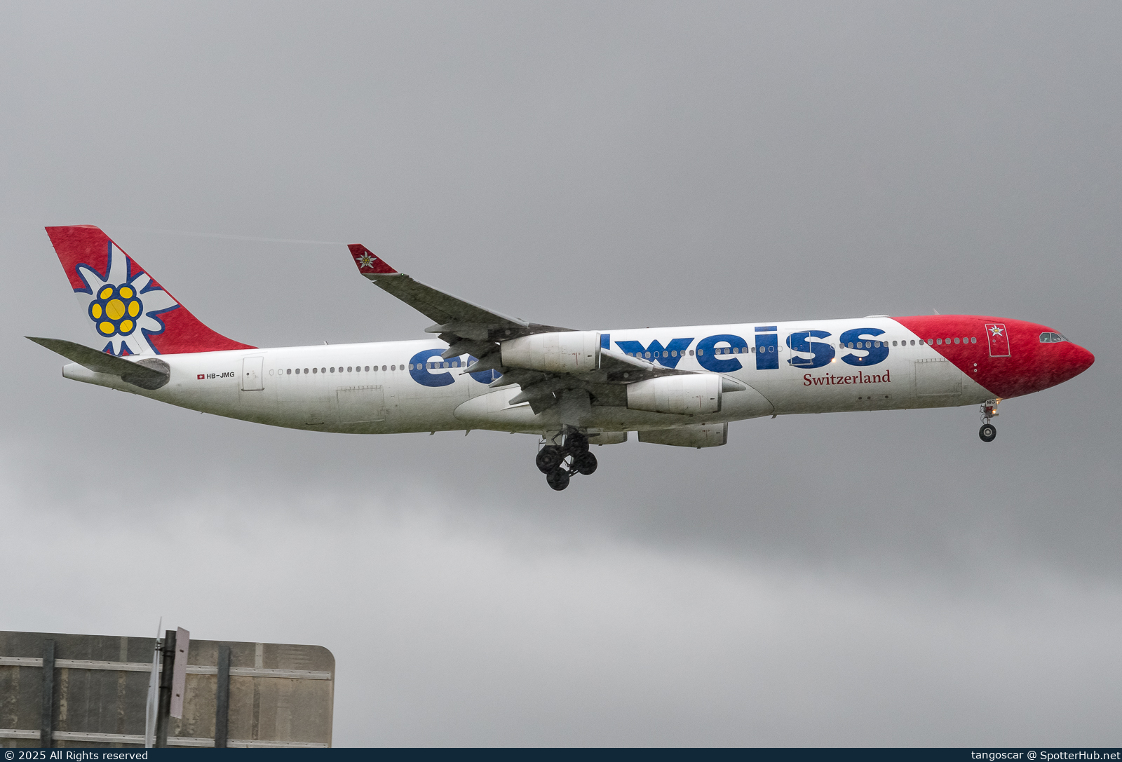 Photo of HB-JMG - Airbus A340-313 operated by Edelweiss Air
