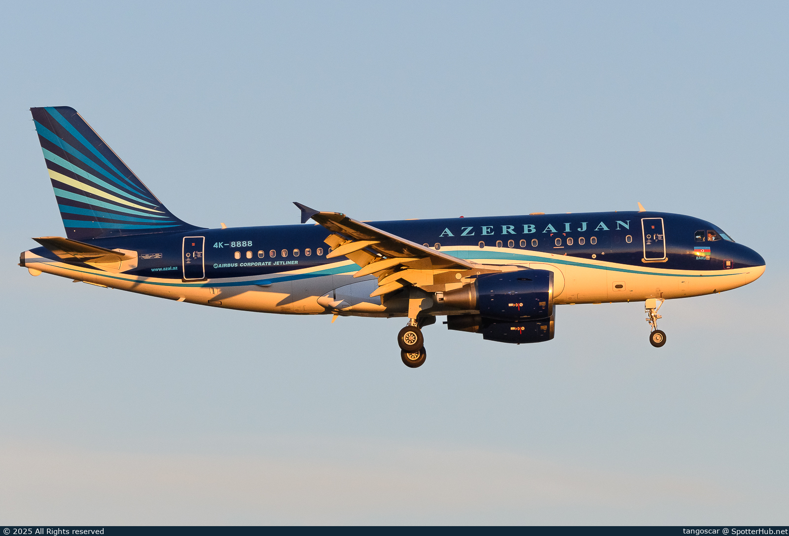 Photo of 4K-8888 - Airbus A319-115(CJ) operated by Government of Azerbaijan