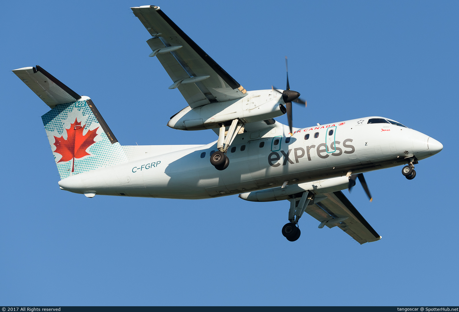 Photo of C-FGRP - De Havilland Canada DHC-8-102 Dash 8 operated by Air Canada Express (opb Jazz Air)