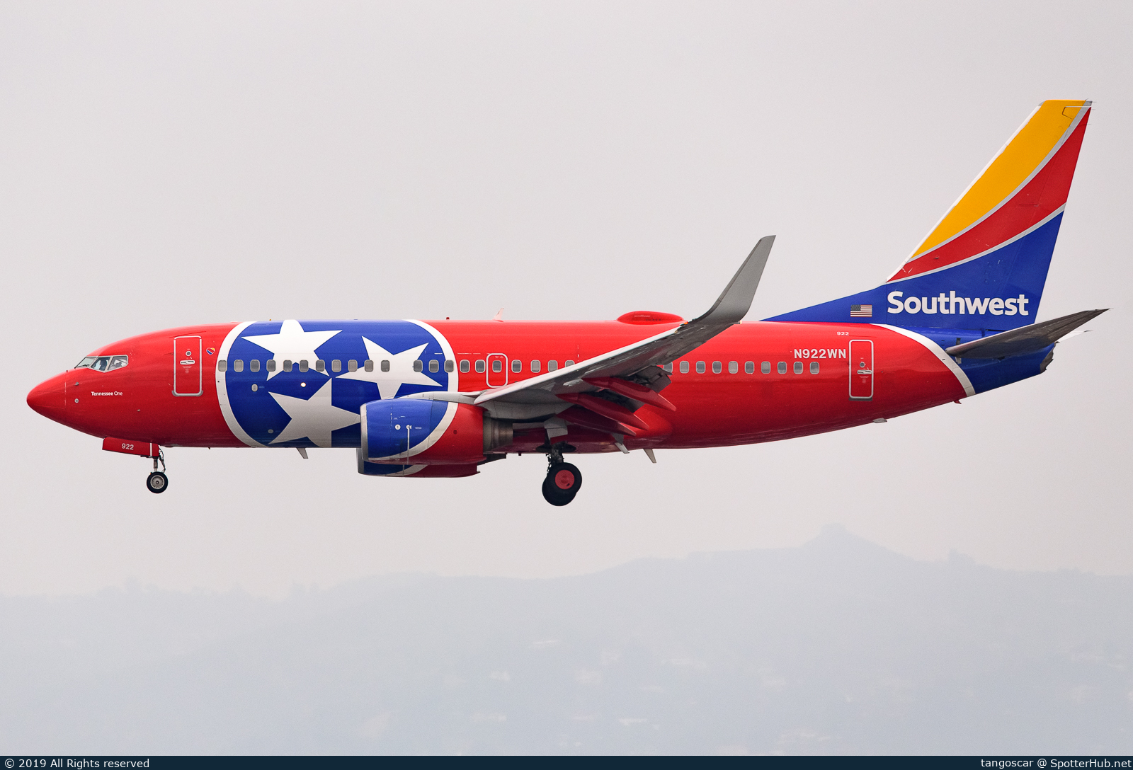 Photo of N922WN - Boeing 737-7H4 operated by Southwest Airlines