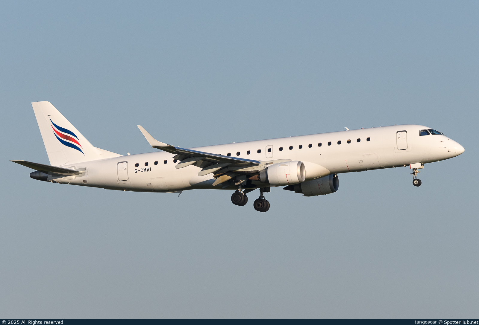 Photo of G-CMWI - Embraer ERJ-190STD operated by Eastern Airways