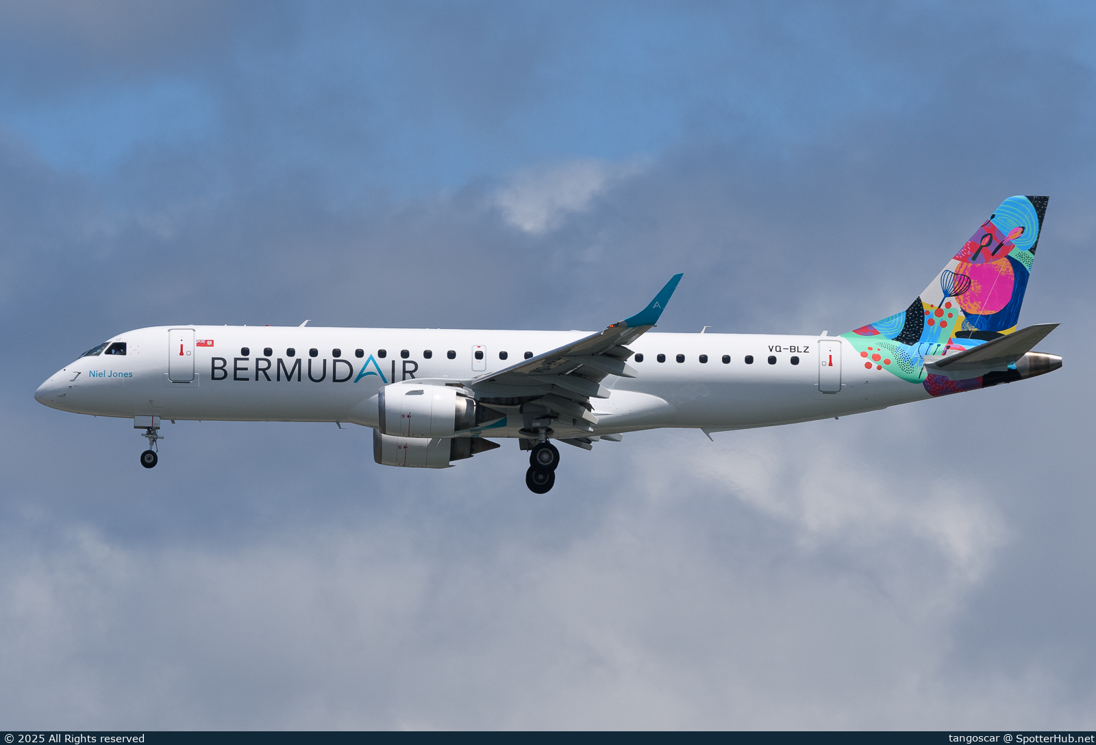 Photo of VQ-BLZ - Embraer ERJ-190AR operated by BermudAir