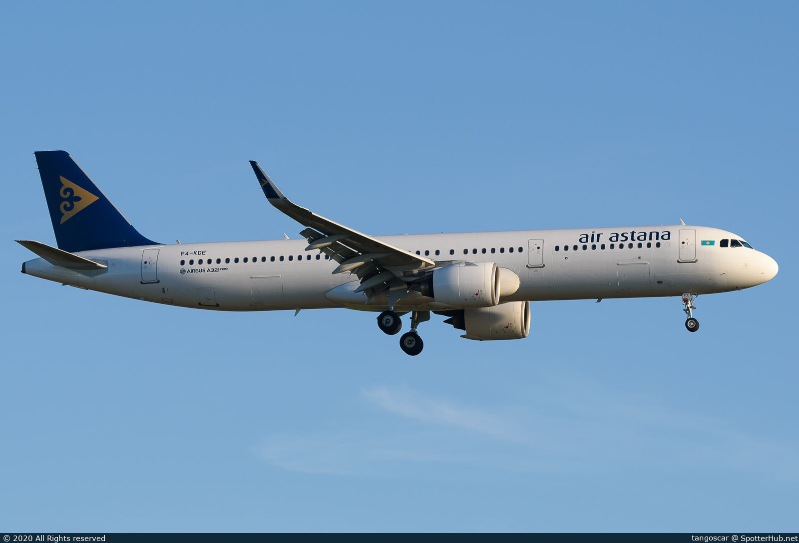 Photo of P4-KDE - Airbus A321-271N operated by Air Astana
