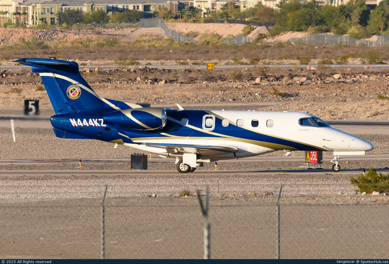 Photo of N444KZ - Embraer Phenom 300E operated by Private
