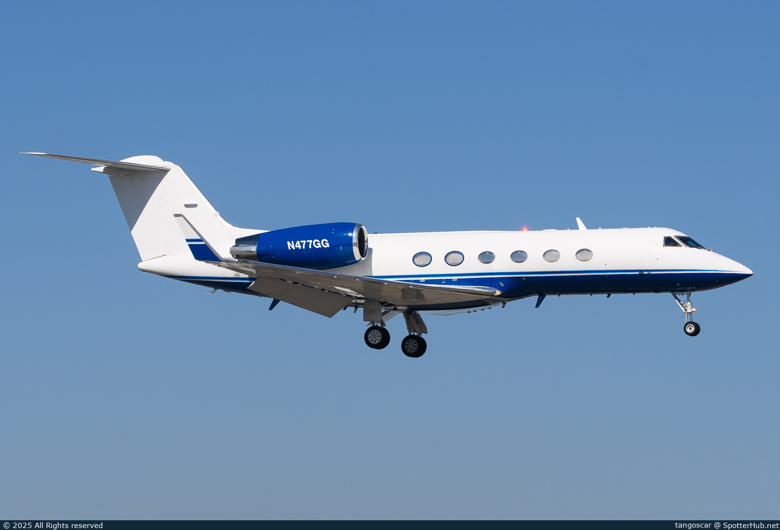 Photo of N477GG - Gulfstream GIV operated by Private