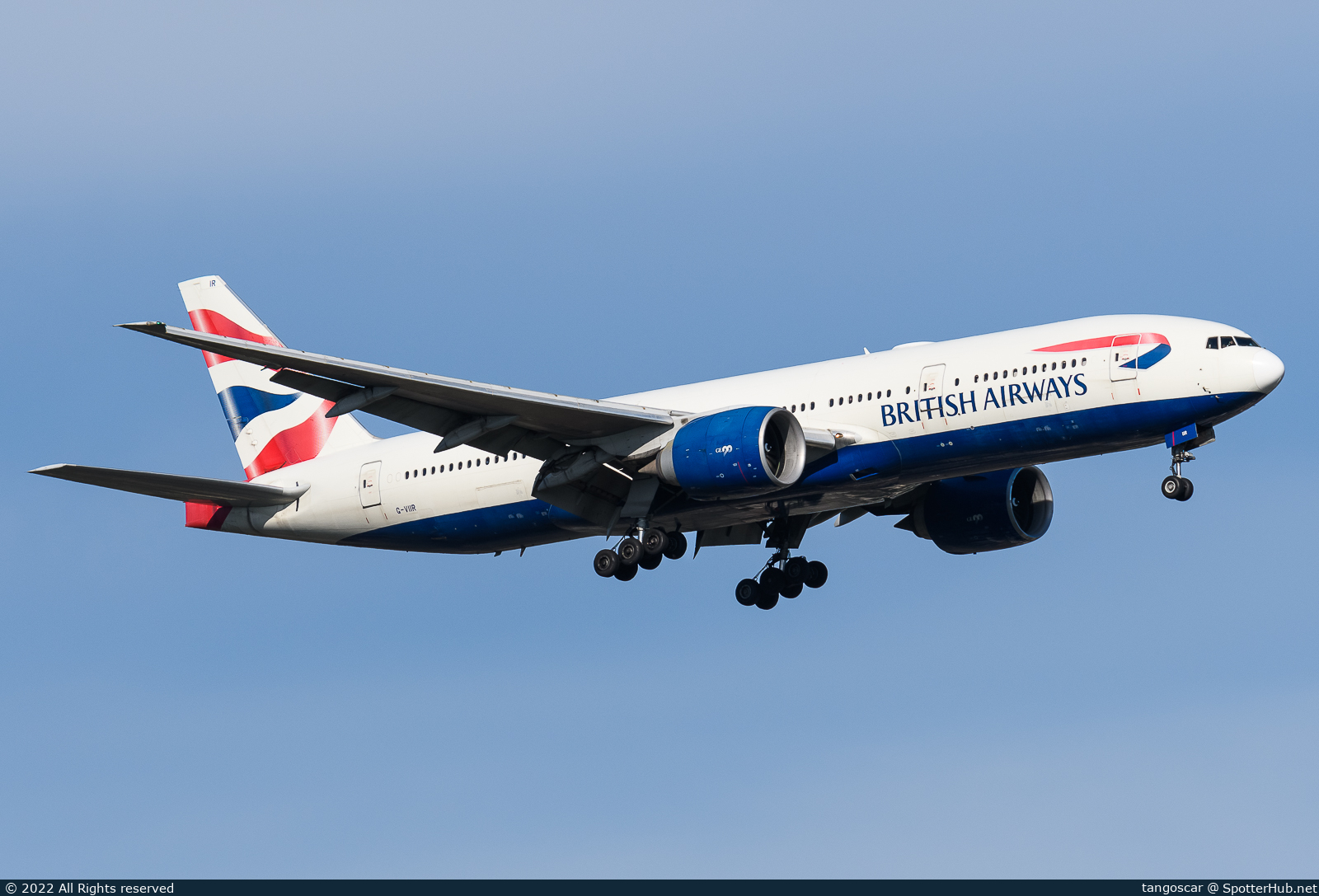 Photo of G-VIIR - Boeing 777-236(ER) operated by British Airways