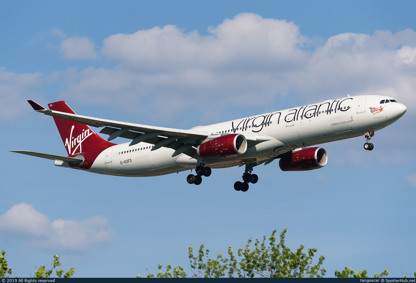 Photo of G-VUFO - Airbus A330-343 operated by Virgin Atlantic Airways
