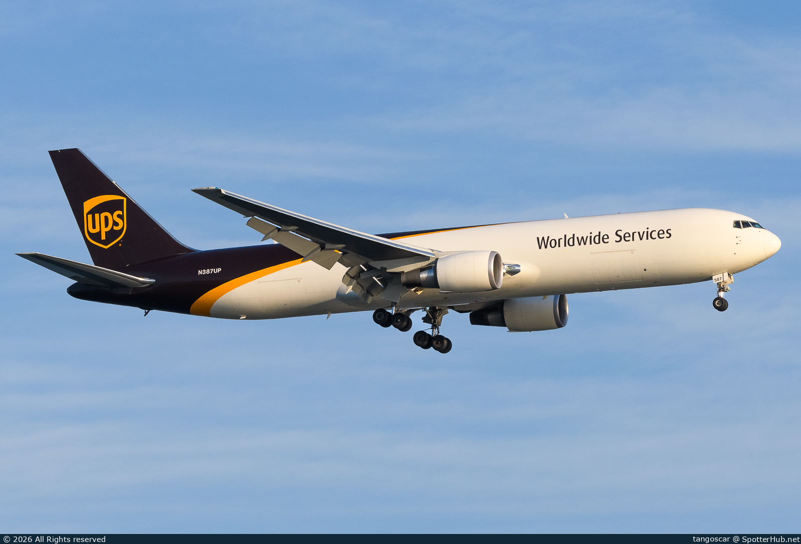 Photo of N387UP - Boeing 767-300F operated by UPS United Parcel Service