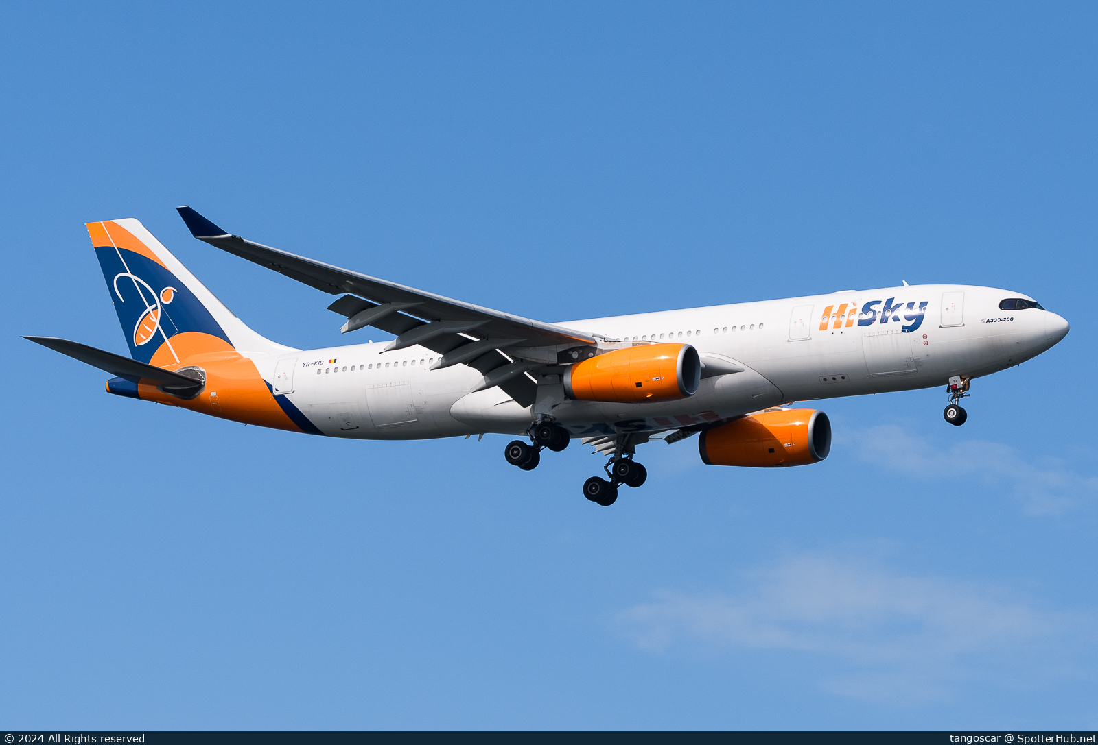 Photo of YR-KID - Airbus A330-243 operated by HiSky Europe