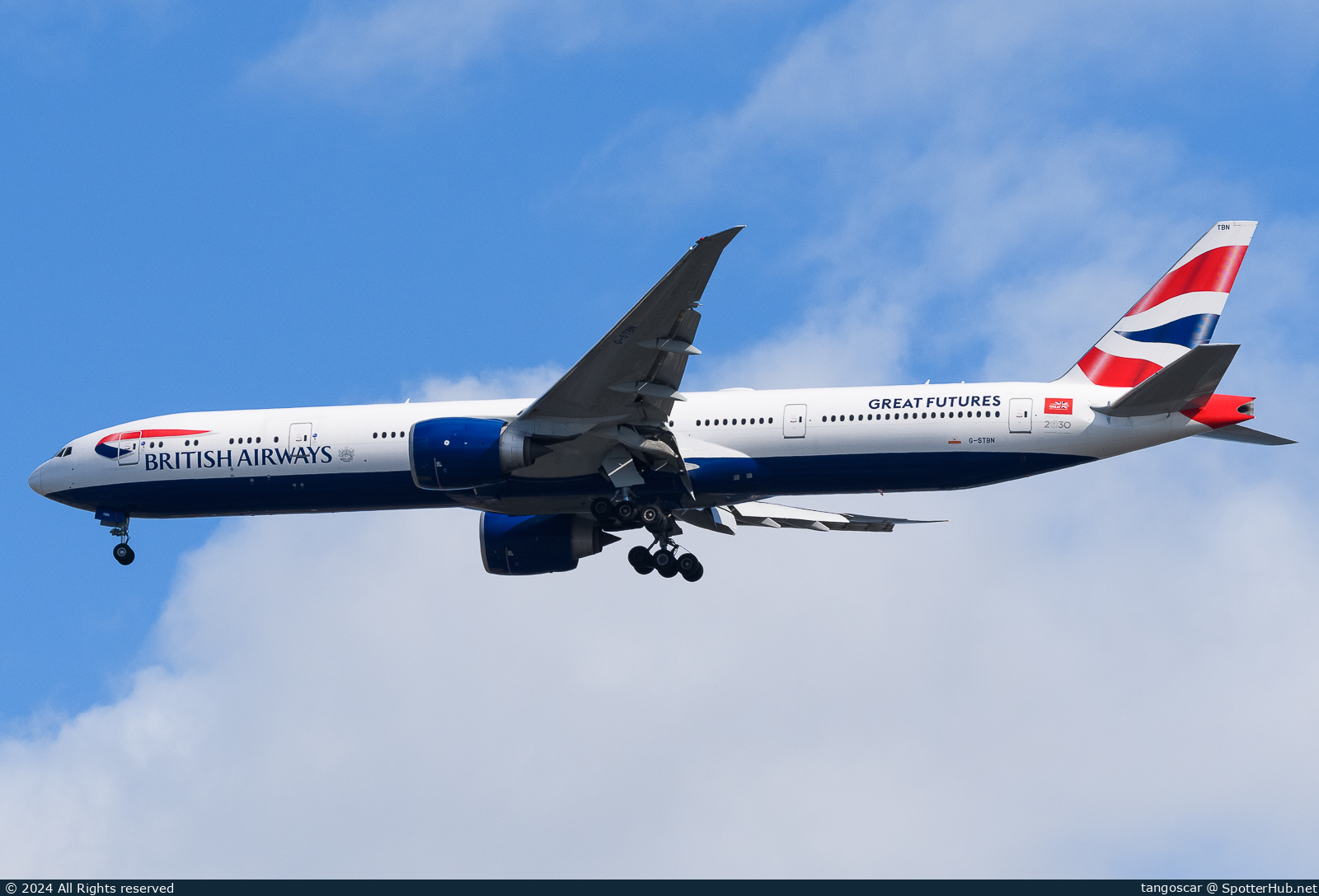 Photo of G-STBN - Boeing 777-336(ER) operated by British Airways