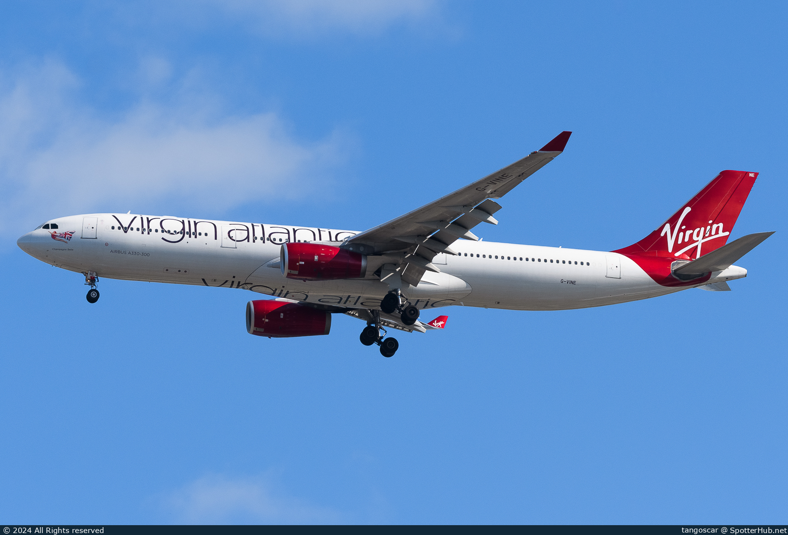 Photo of G-VINE - Airbus A330-343 operated by Virgin Atlantic Airways