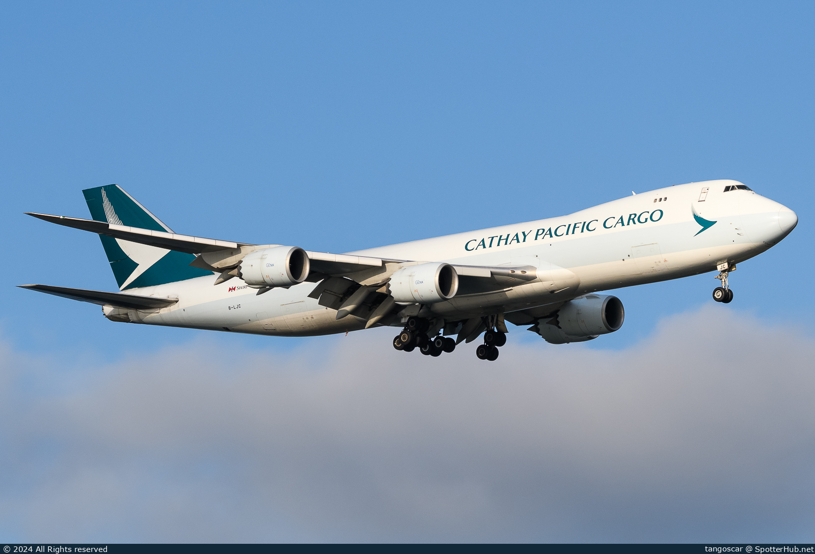 Photo of B-LJC - Boeing 747-867F operated by Cathay Pacific Cargo