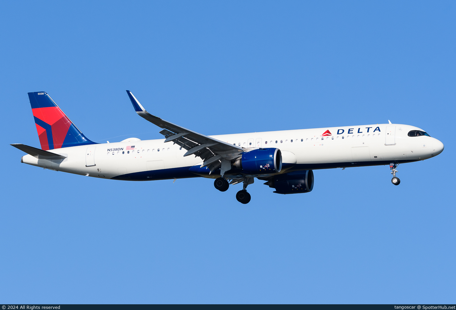 Photo of N538DN - Airbus A321-271NX operated by Delta Air Lines
