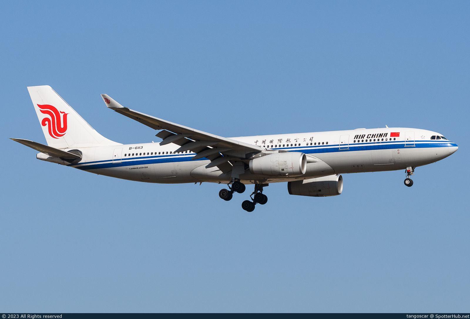 Photo of B-6113 - Airbus A330-243 operated by Air China