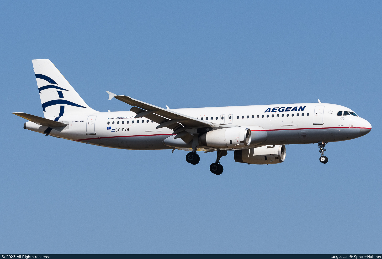 Photo of SX-DVH - Airbus A320-232 operated by Aegean Airlines