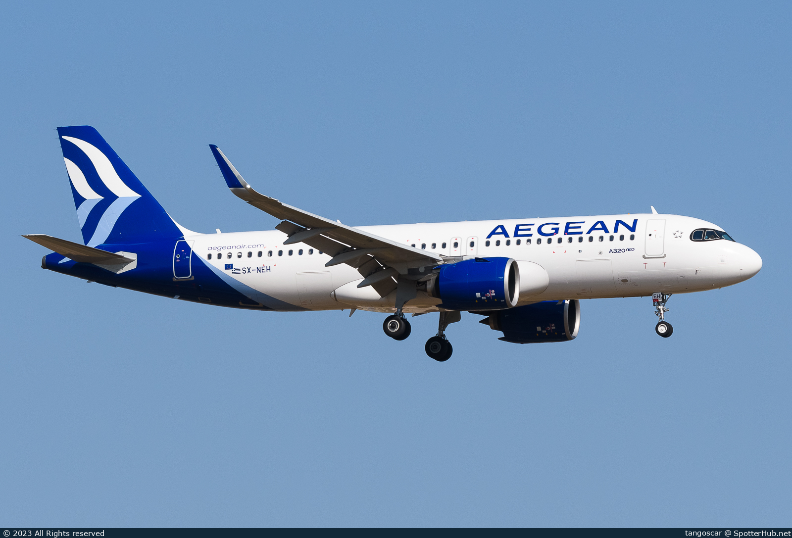 Photo of SX-NEH - Airbus A320-271N operated by Aegean Airlines