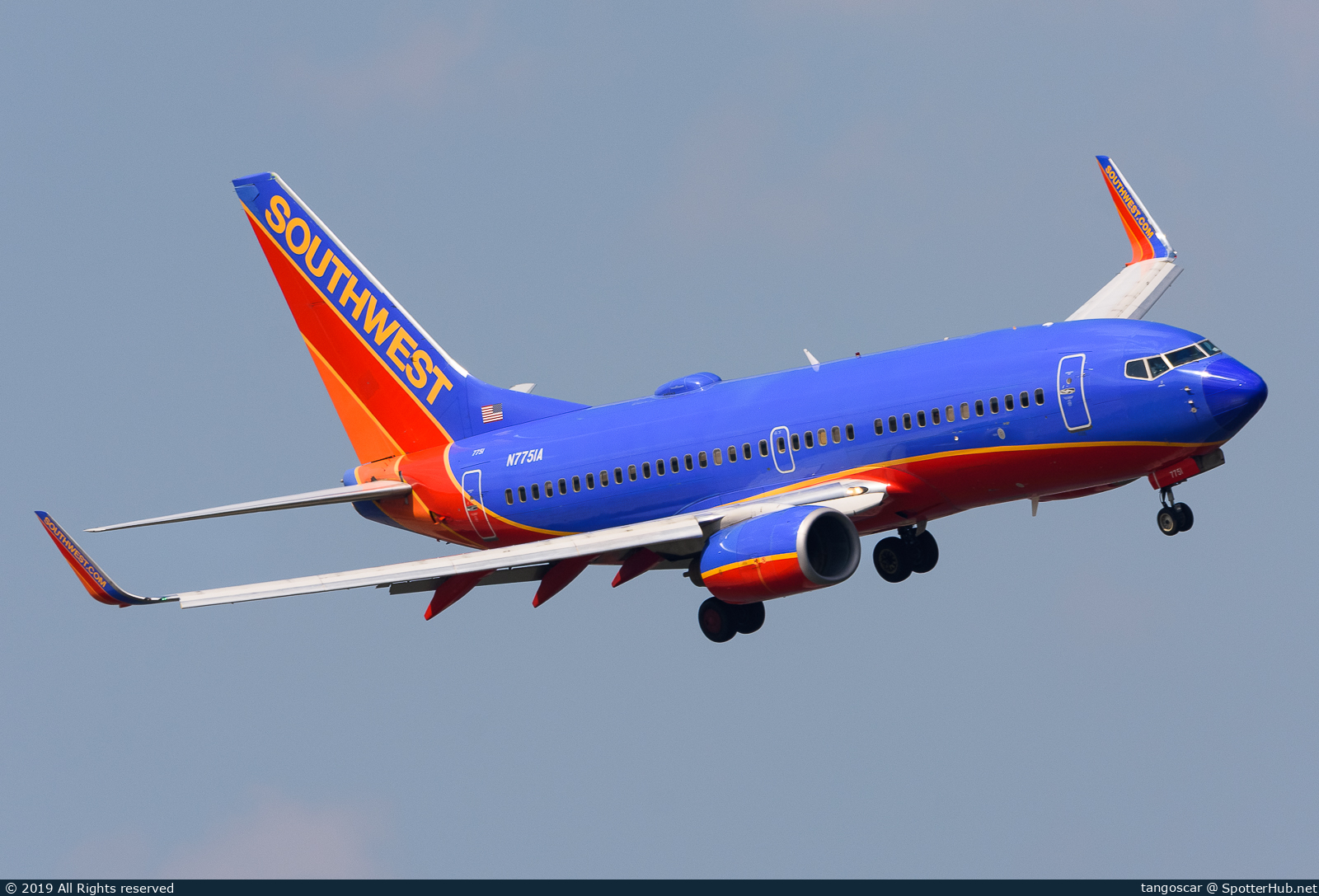 Photo of N7751A - Boeing 737-7BD operated by Southwest Airlines