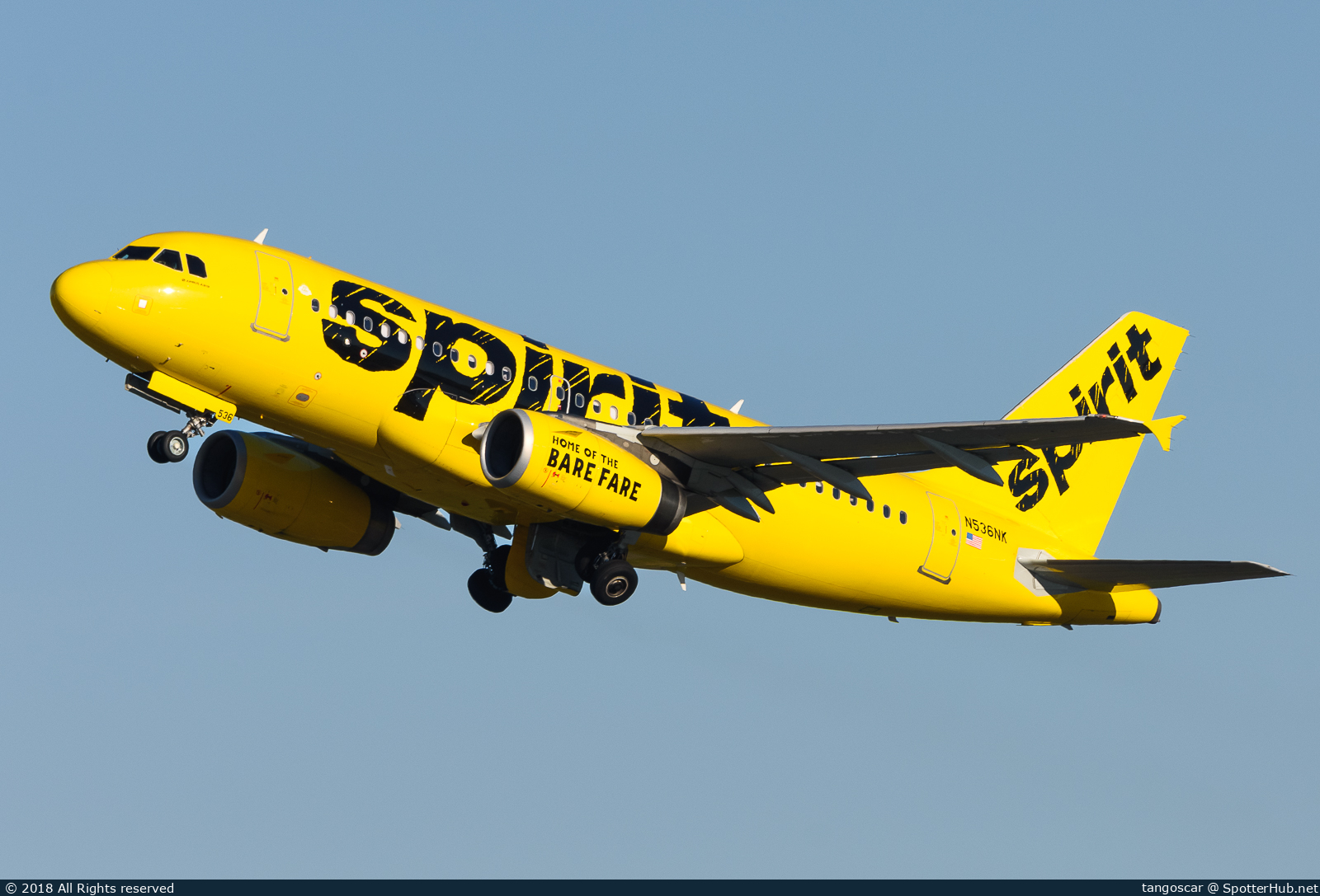 Photo of N536NK - Airbus A319-132 operated by Spirit Airlines