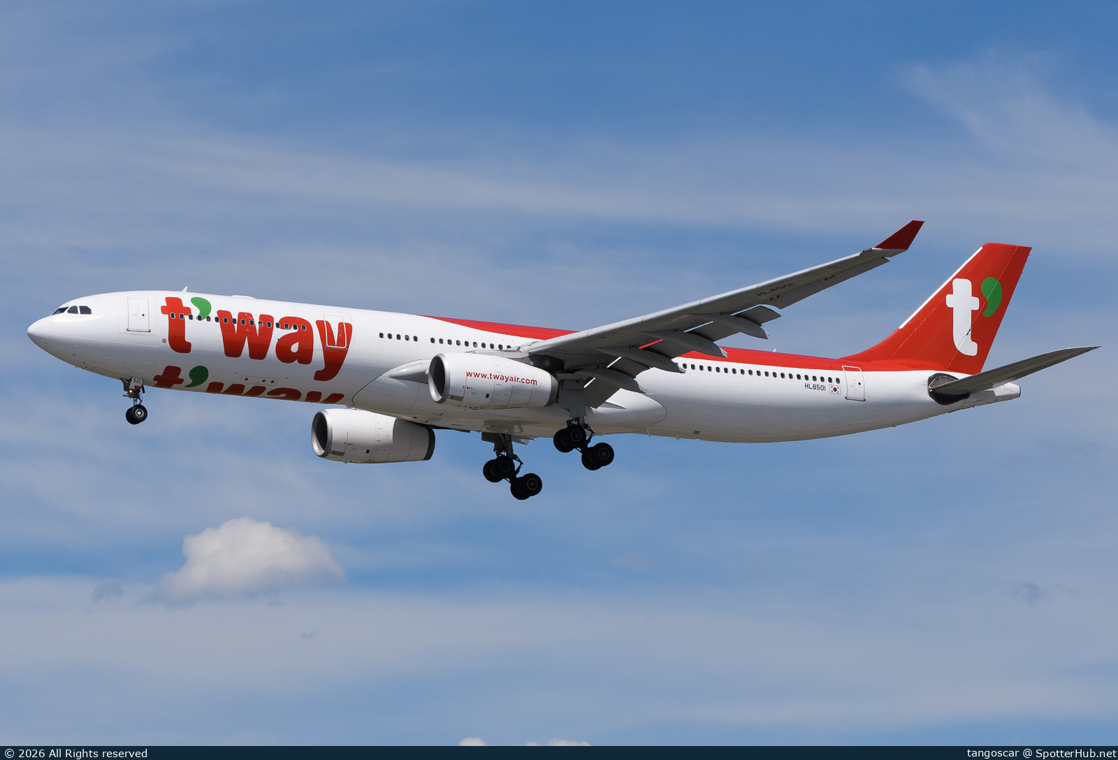 Photo of HL8501 - Airbus A330-343 operated by T'Way Air