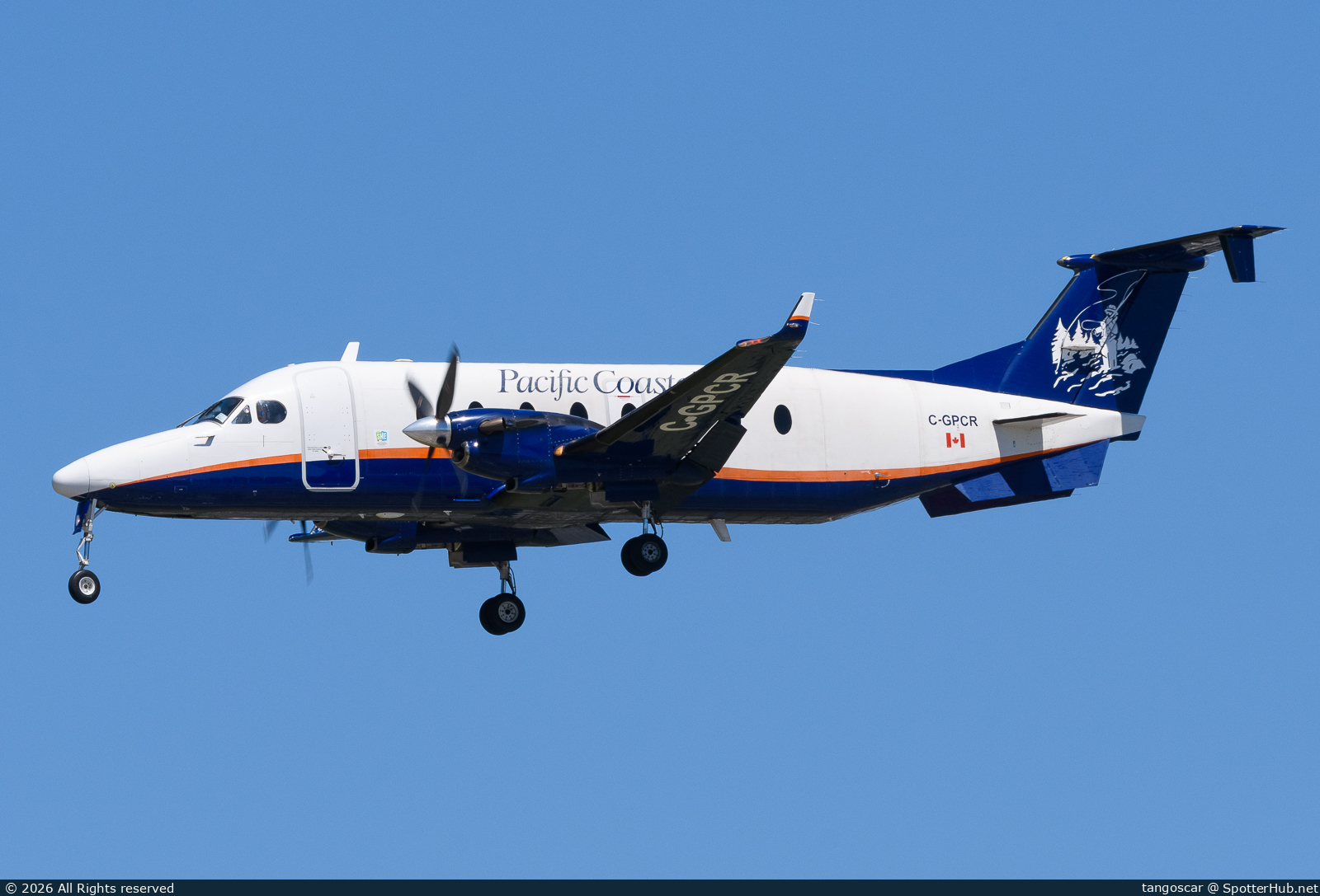 Photo of C-GPCR - Beechcraft 1900D operated by Pacific Coastal Airlines