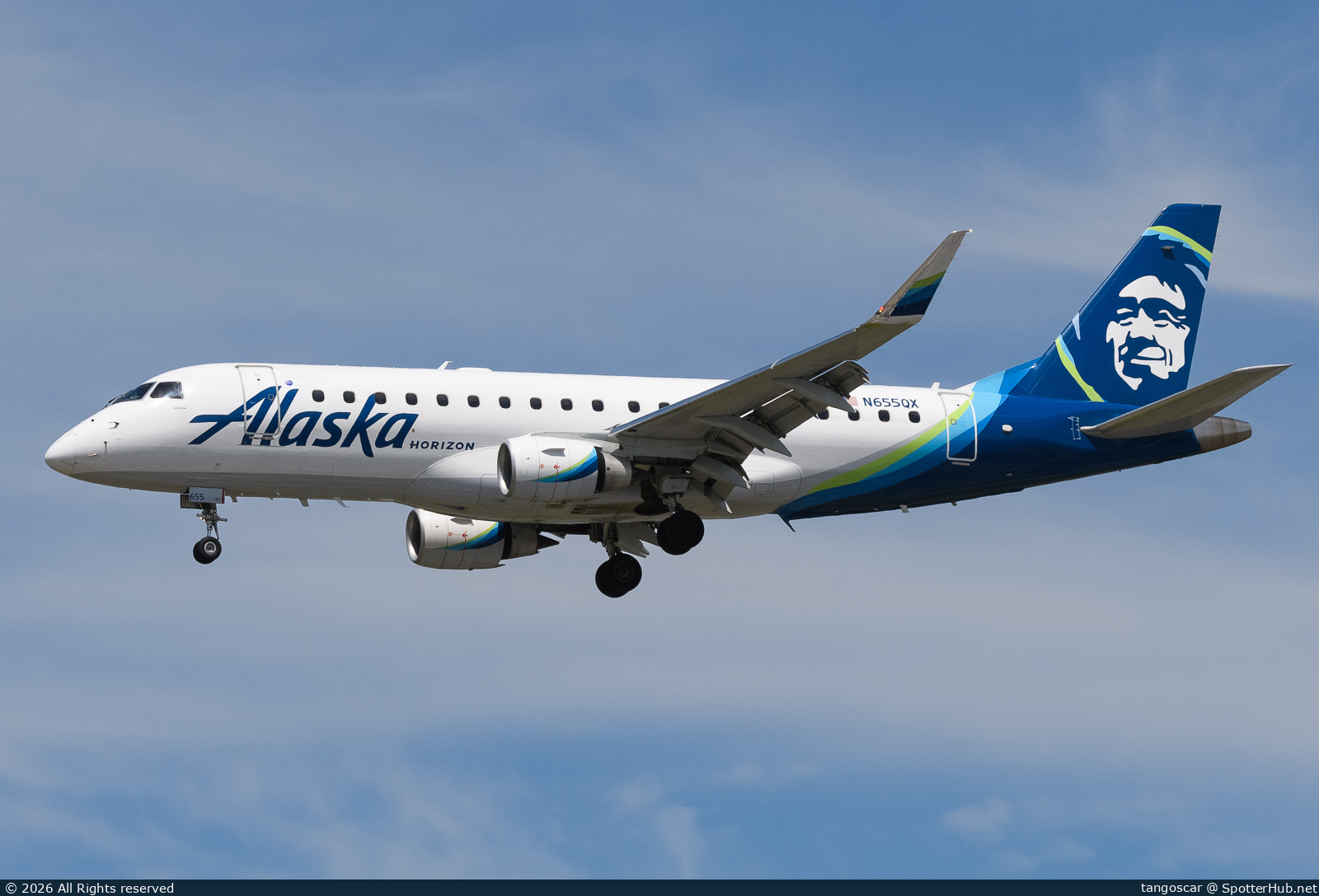 Photo of N655QX - Embraer ERJ-175LR operated by Alaska Airlines (opb Horizon Air)