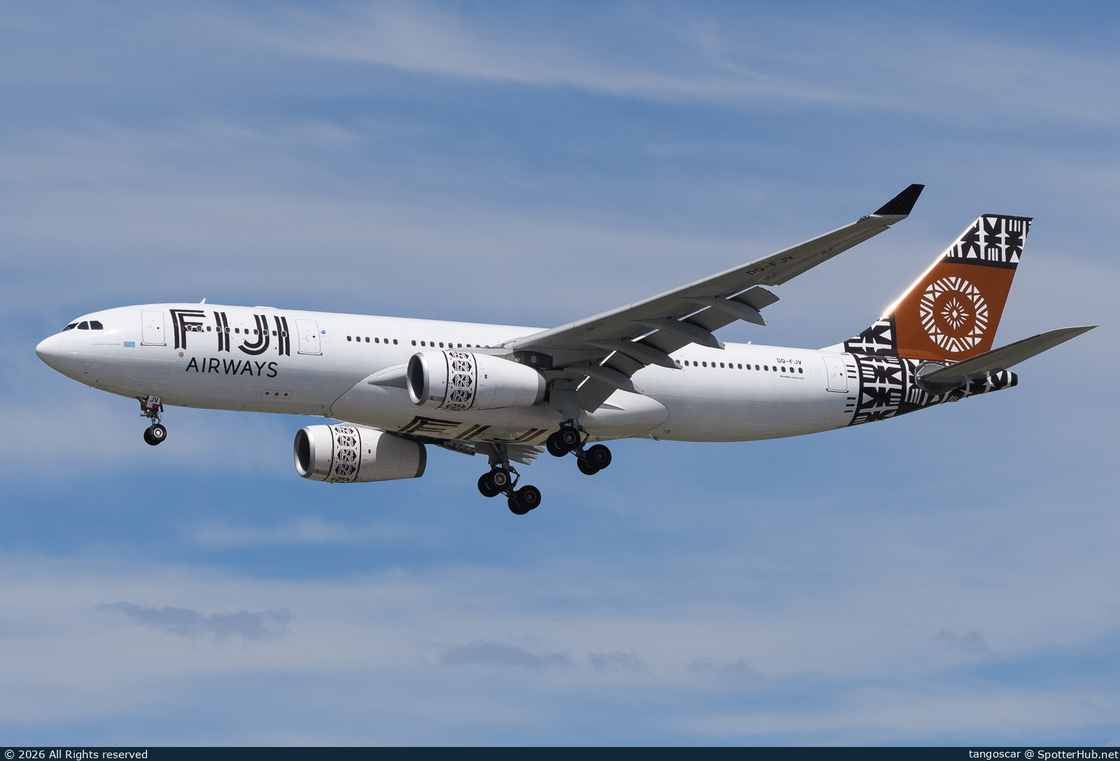 Photo of DQ-FJV - Airbus A330-243 operated by Fiji Airways