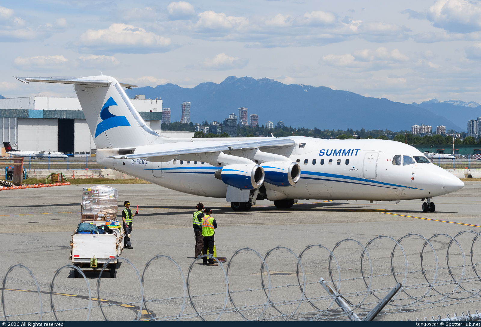 Photo of C-FERJ - British Aerospace Avro RJ85 operated by Summit Air