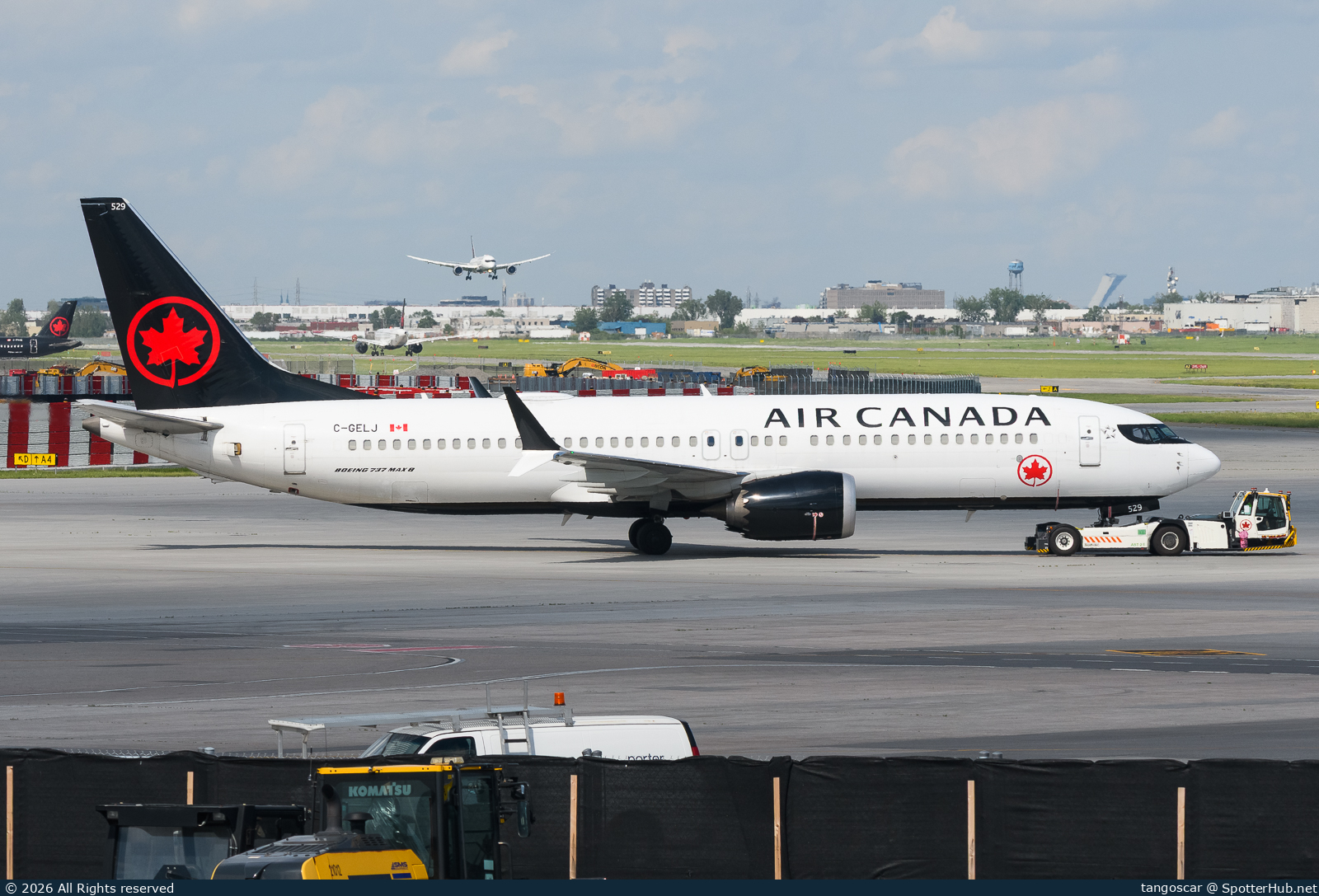 Photo of C-GELJ - Boeing 737 MAX 8 operated by Air Canada
