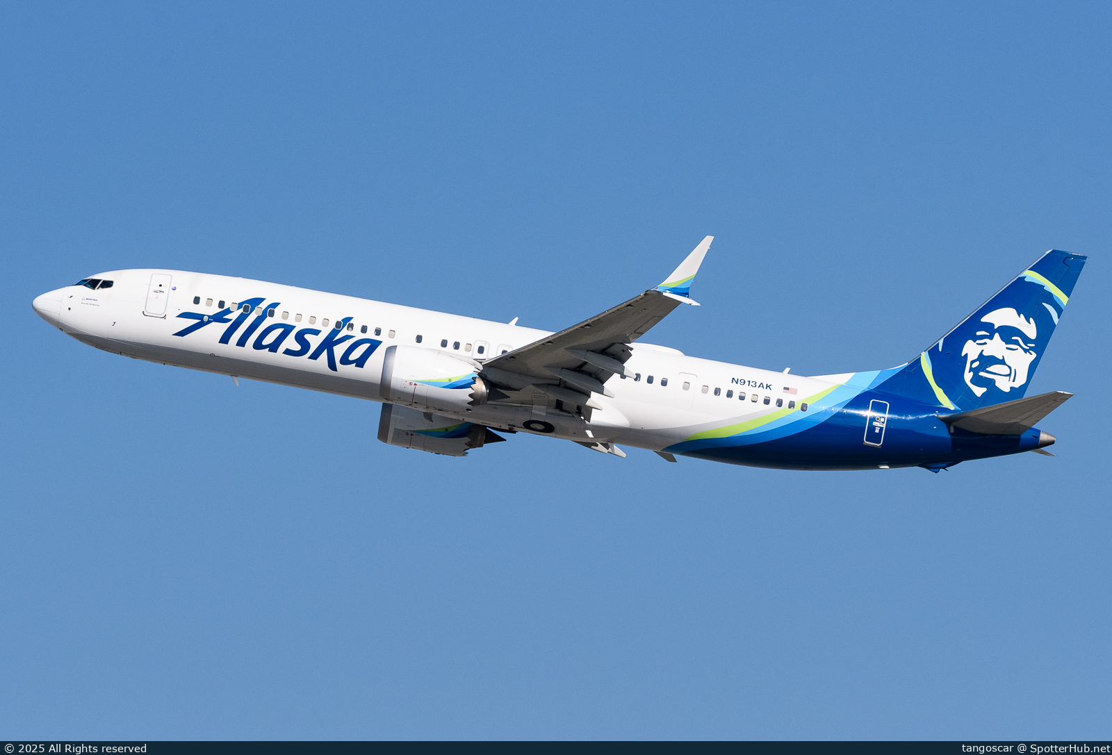 Photo of N913AK - Boeing 737 MAX 9 operated by Alaska Airlines
