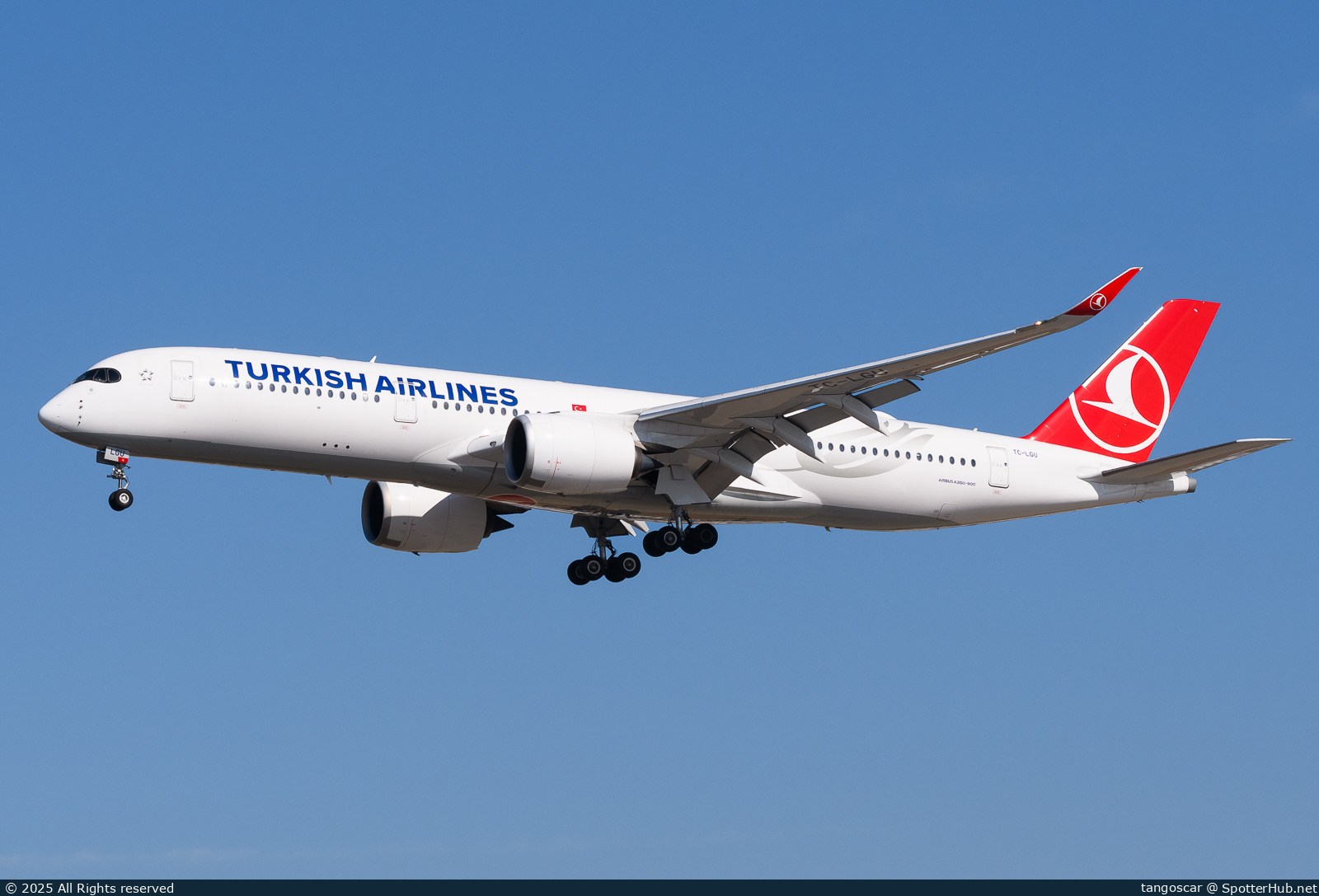 Photo of TC-LGU - Airbus A350-941 operated by Turkish Airlines