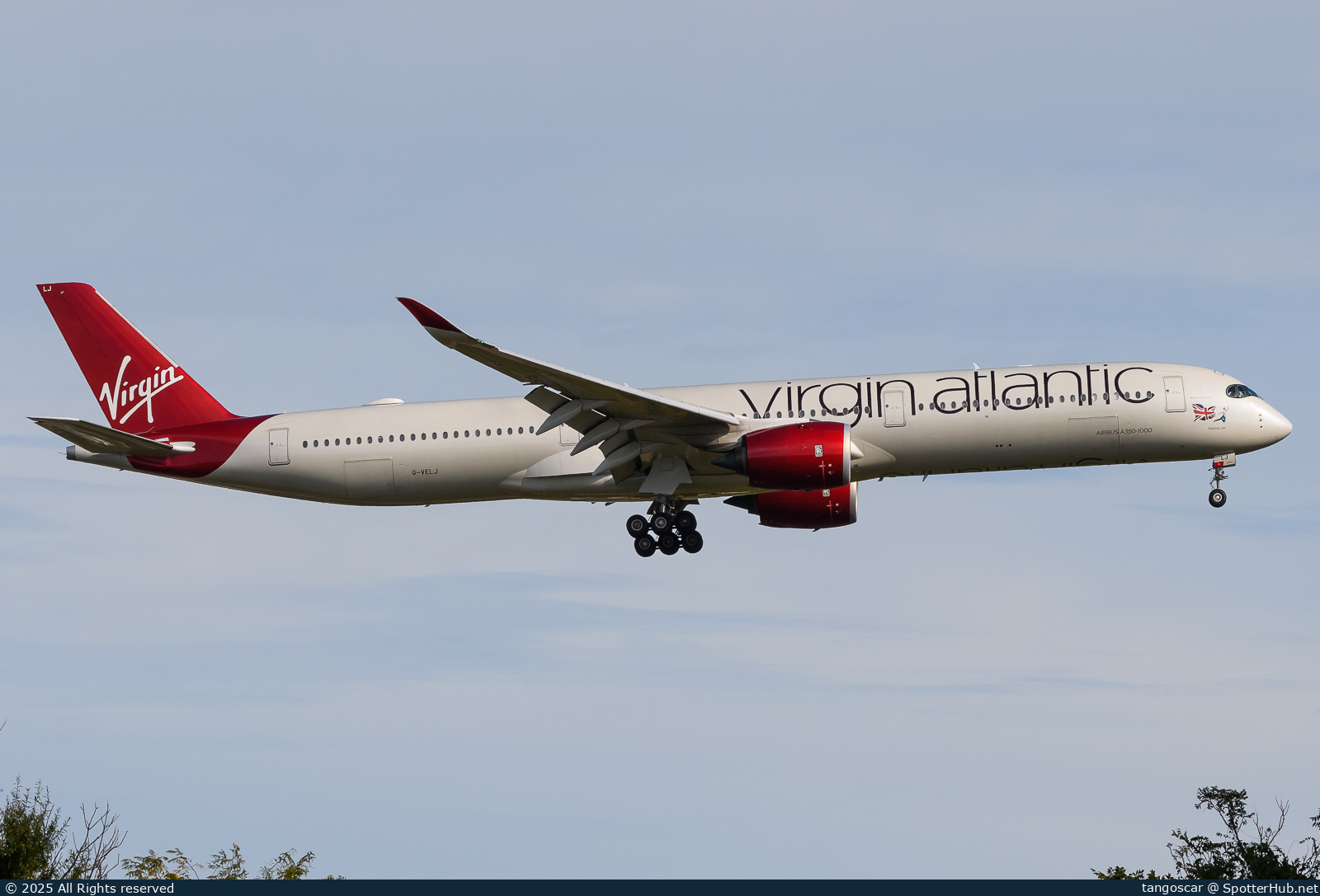 Photo of G-VELJ - Airbus A350-1041 operated by Virgin Atlantic Airways