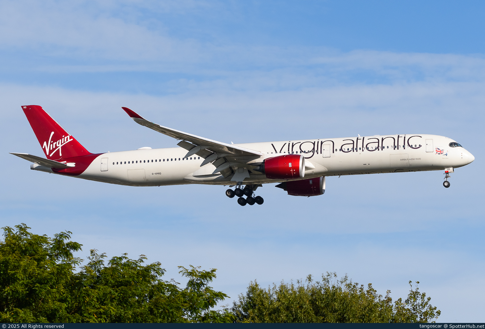 Photo of G-VPRD - Airbus A350-1041 operated by Virgin Atlantic Airways