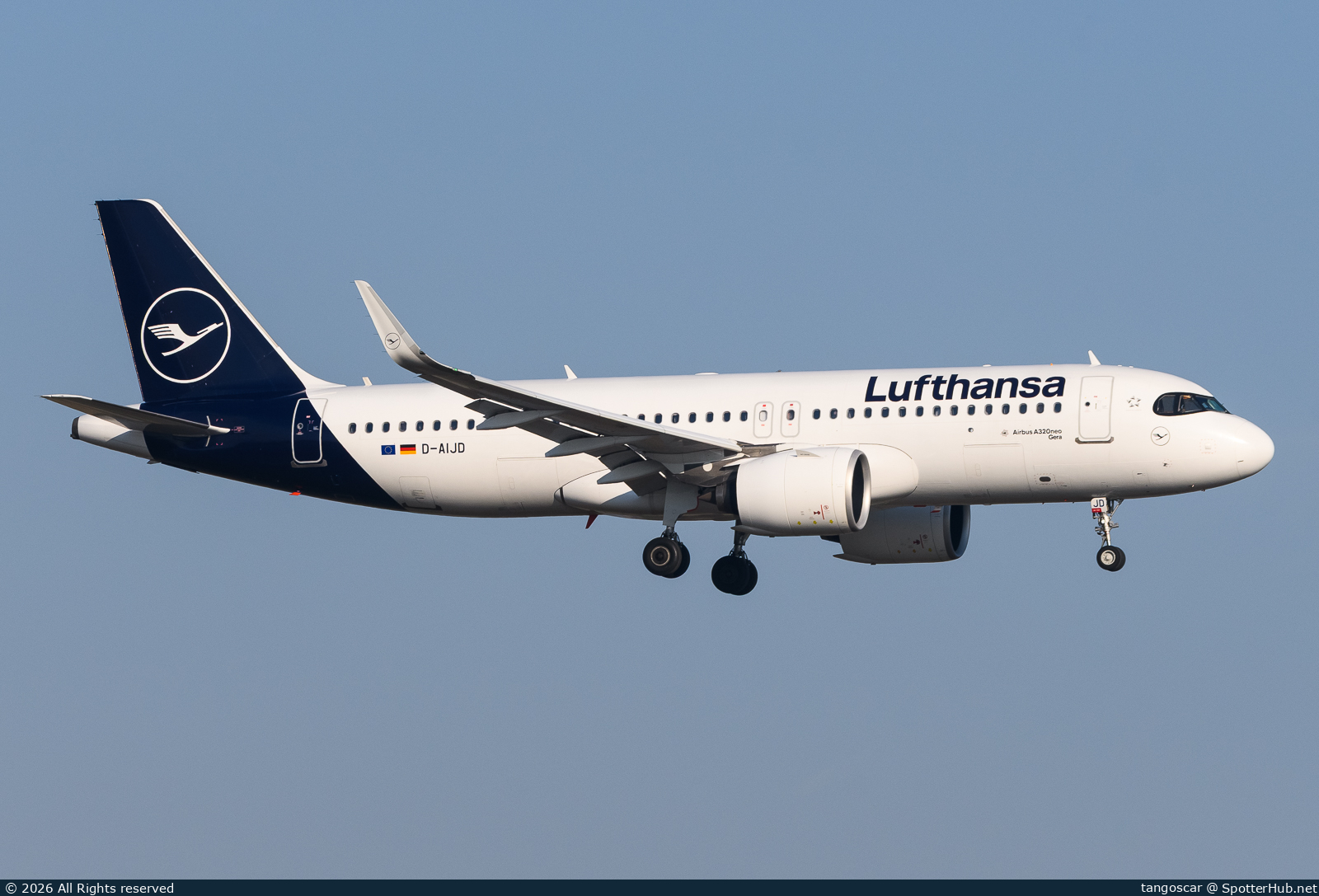 Photo of D-AIJD - Airbus A320-271N operated by Lufthansa