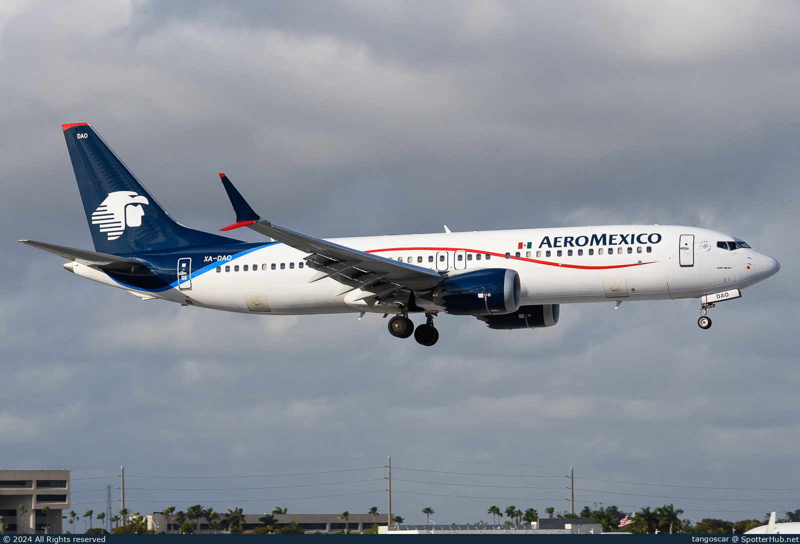 Photo of XA-DAO - Boeing 737 MAX 8 operated by Aeroméxico
