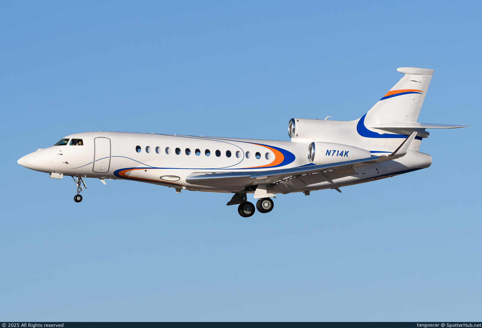 Photo of N714K - Dassault Falcon 7X operated by Jet Aviation Flight Services