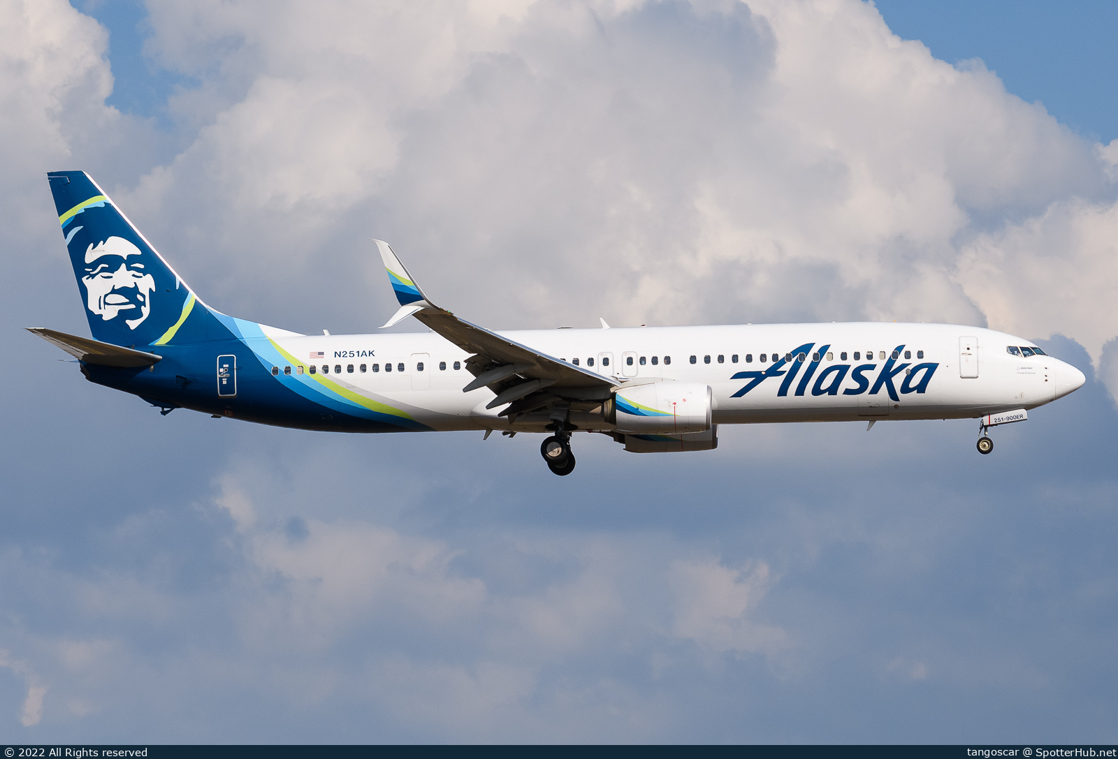 Photo of N251AK - Boeing 737-990(ER) operated by Alaska Airlines