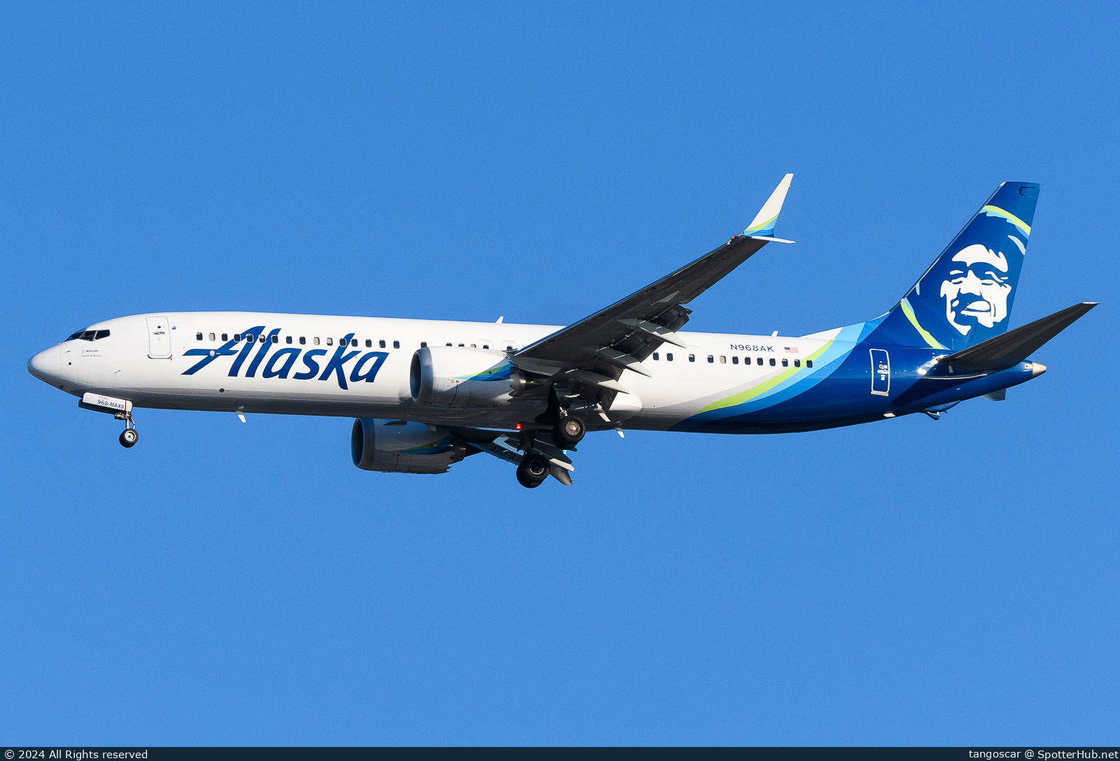 Photo of N968AK - Boeing 737 MAX 9 operated by Alaska Airlines