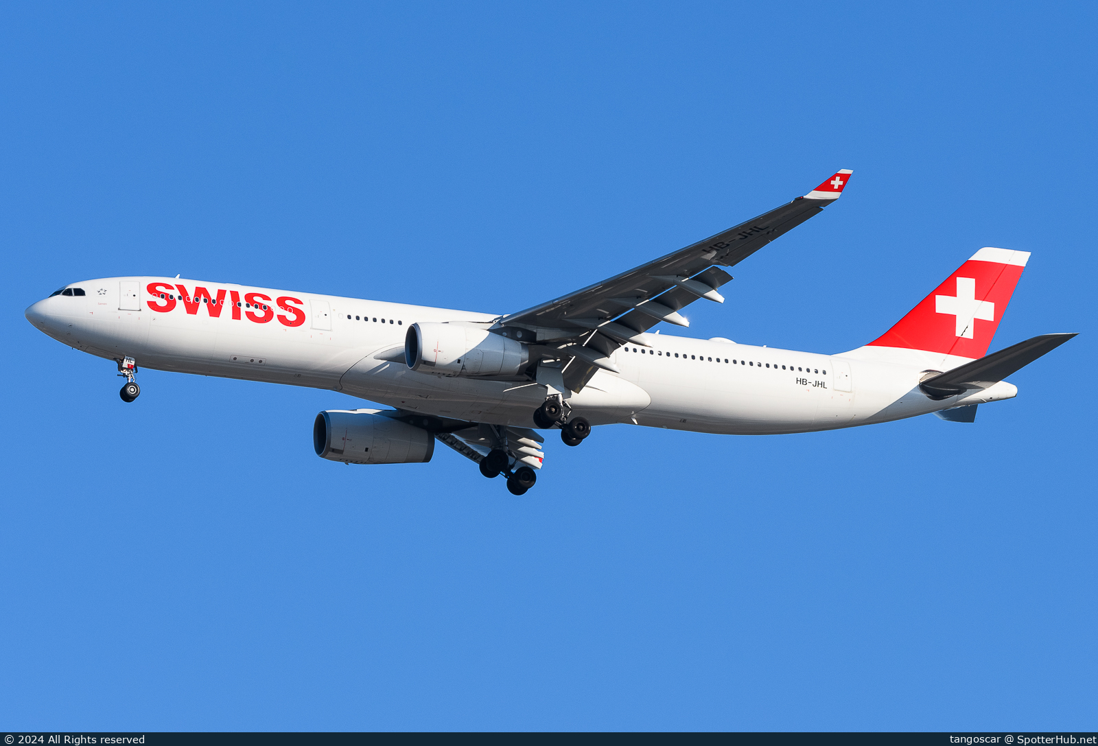 Photo of HB-JHL - Airbus A330-343 operated by Swiss International Air Lines