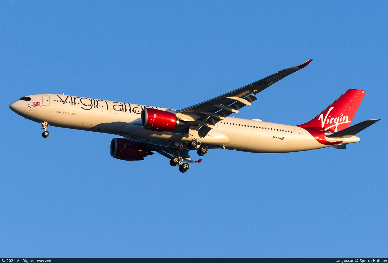 Photo of G-VRIF - Airbus A330-941 operated by Virgin Atlantic Airways