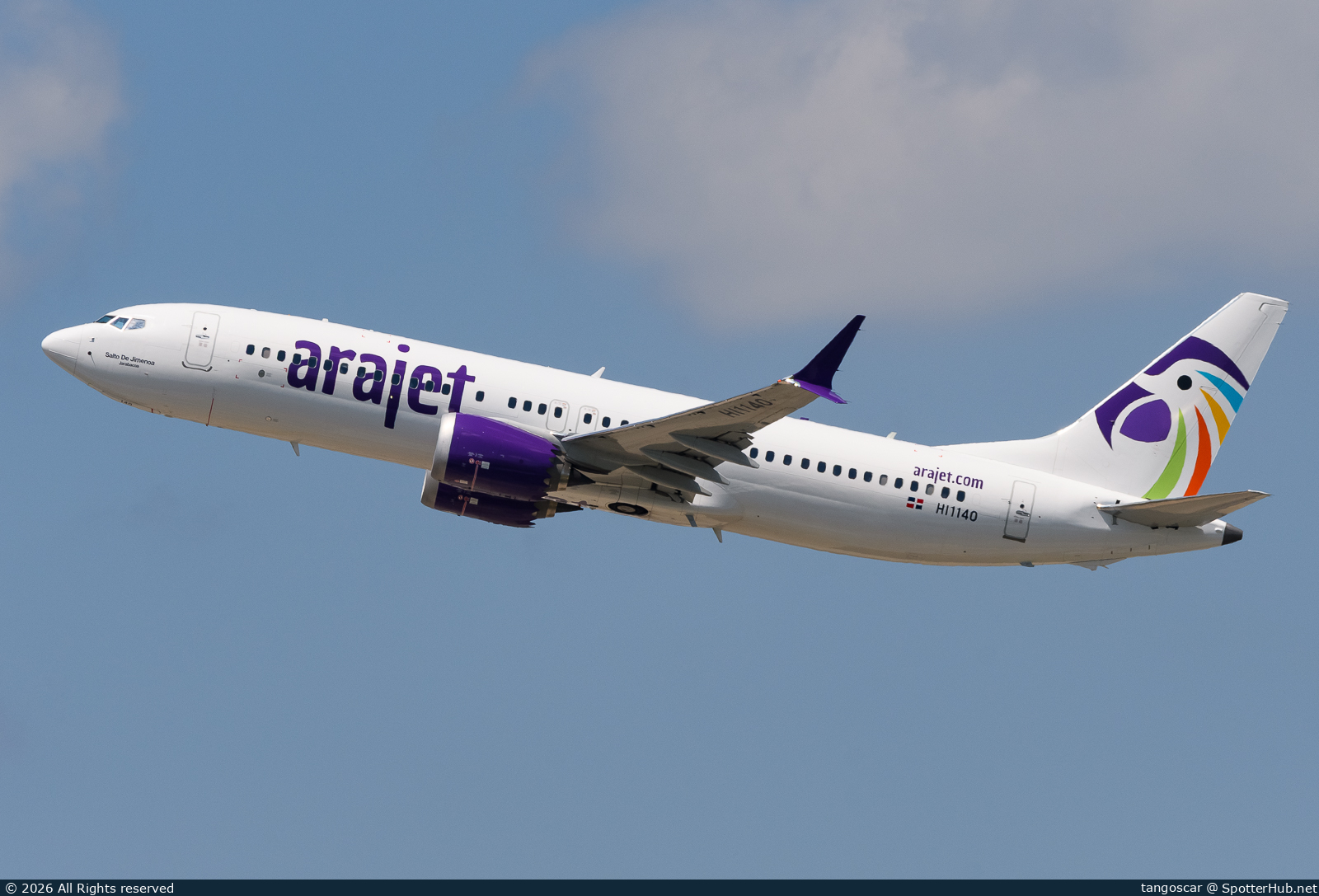 Photo of HI1140 - Boeing 737 MAX 8 operated by Arajet