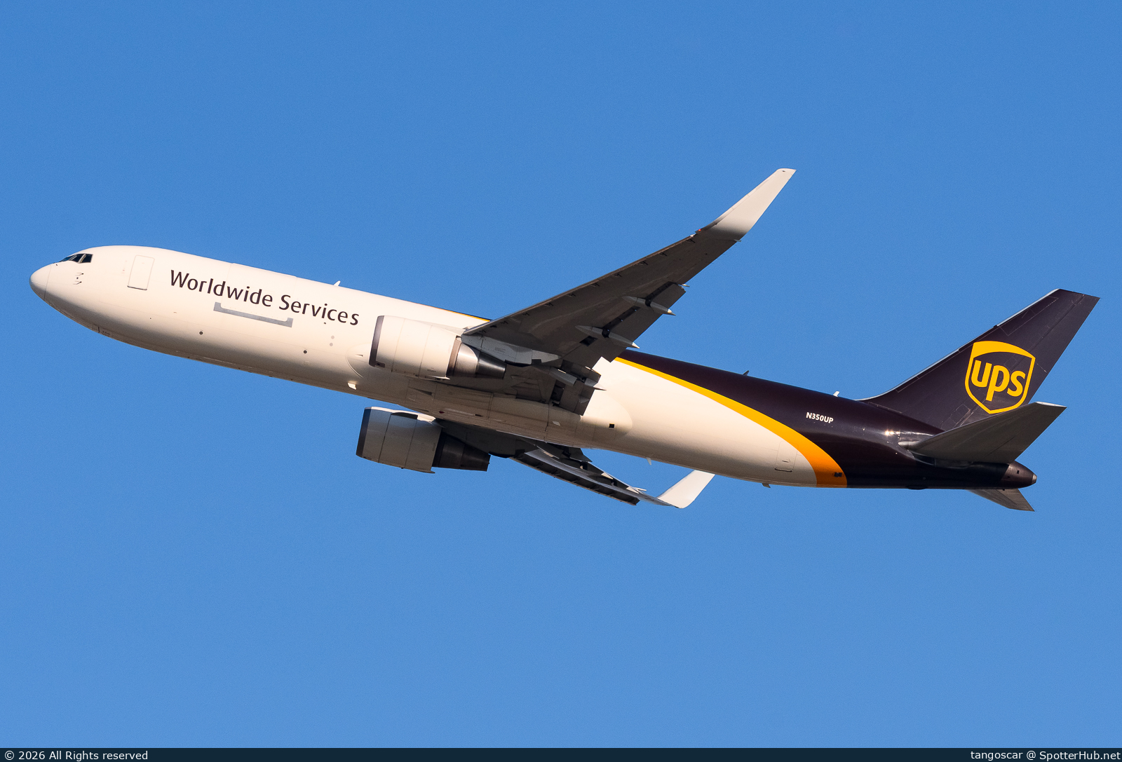 Photo of N350UP - Boeing 767-34AF operated by UPS United Parcel Service