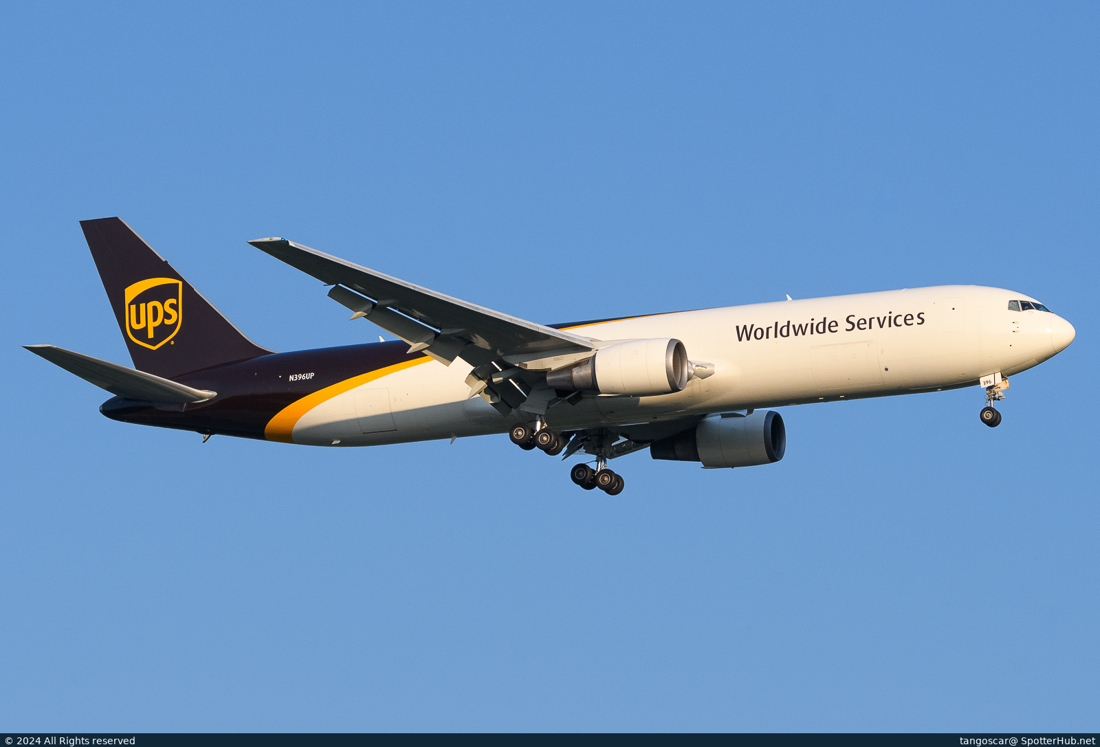 Photo of N396UP - Boeing 767-346(ER)(BCF) operated by UPS United Parcel Service