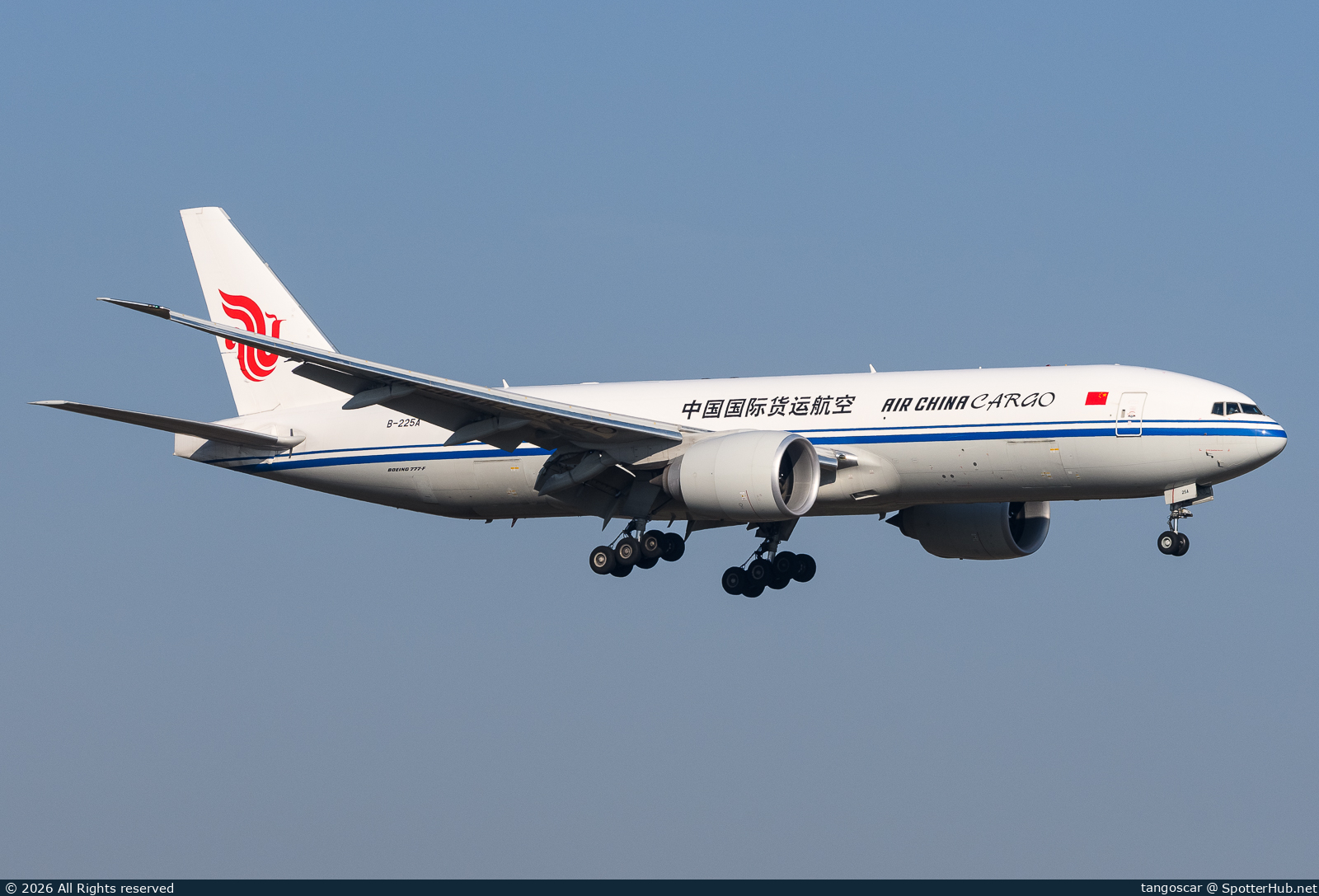 Photo of B-225A - Boeing 777-F operated by Air China Cargo