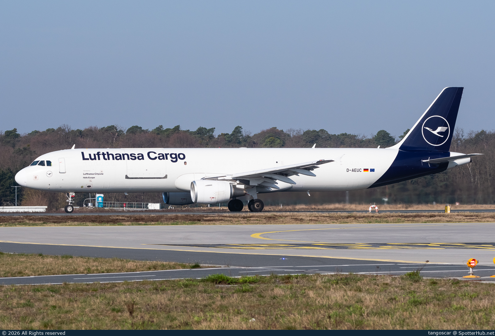 Photo of D-AEUC - Airbus A321-211(P2F) operated by Lufthansa Cargo (opb Lufthansa CityLine)