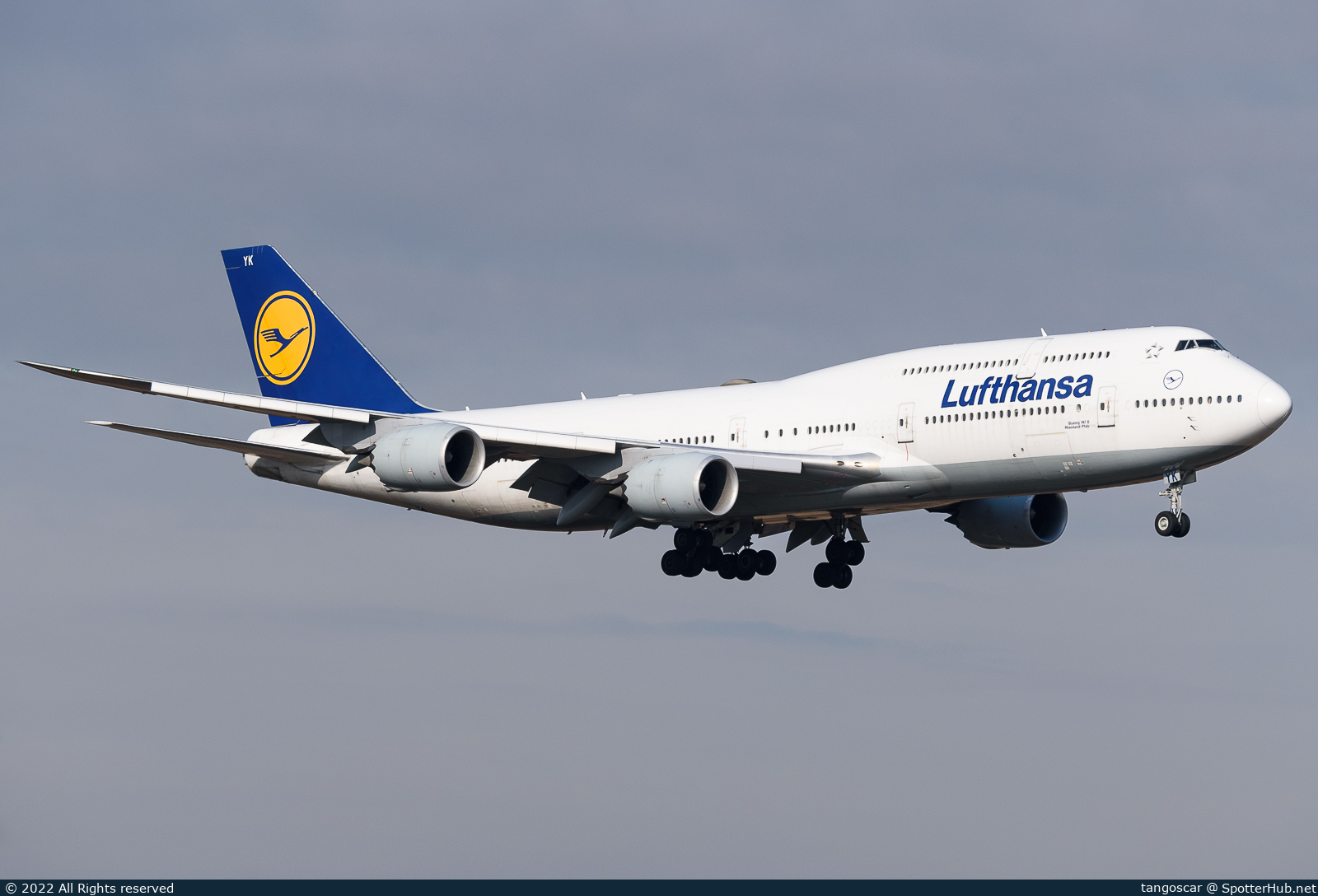 Photo of D-ABYK - Boeing 747-830 operated by Lufthansa