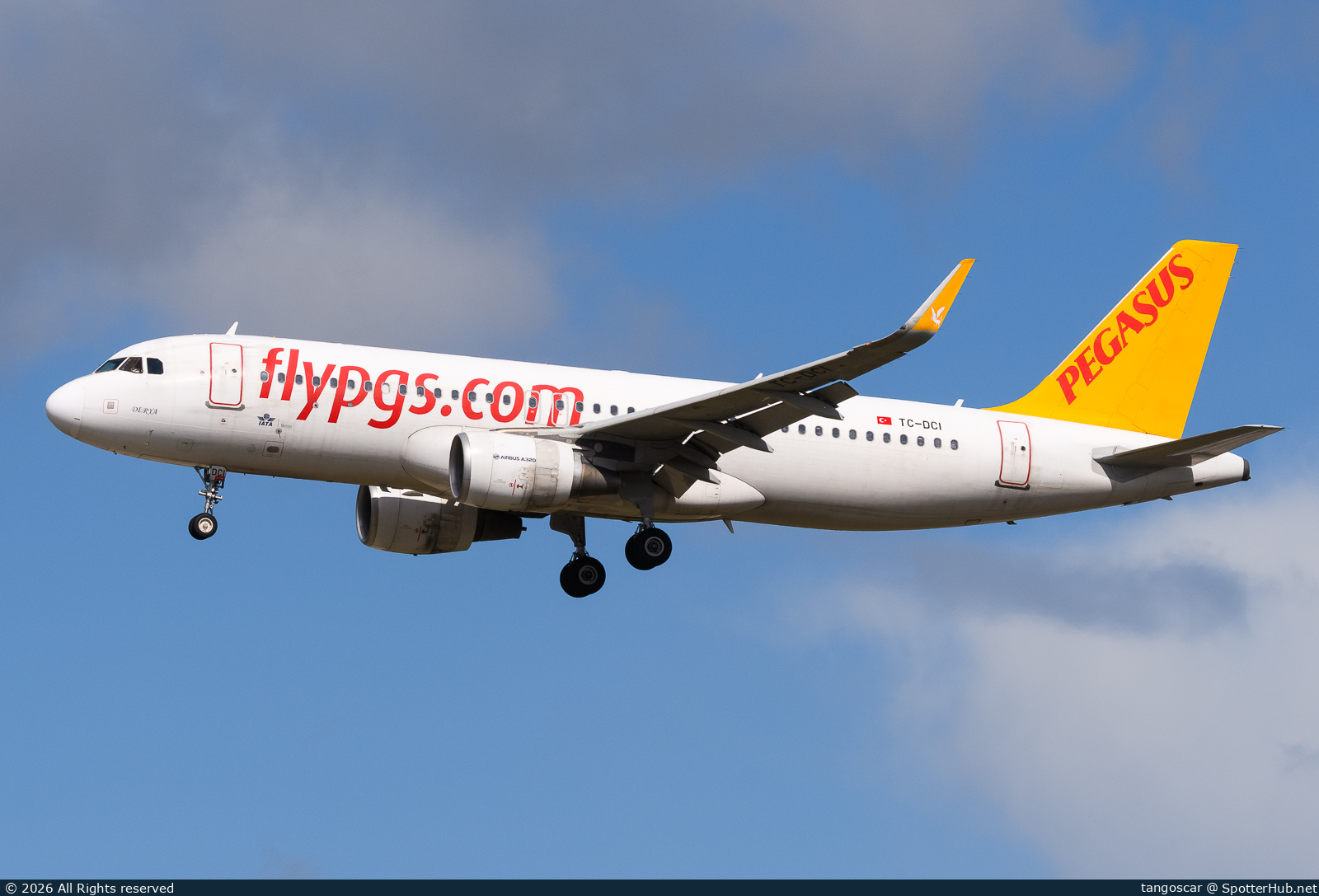 Photo of TC-DCI - Airbus A320-216 operated by Pegasus Airlines