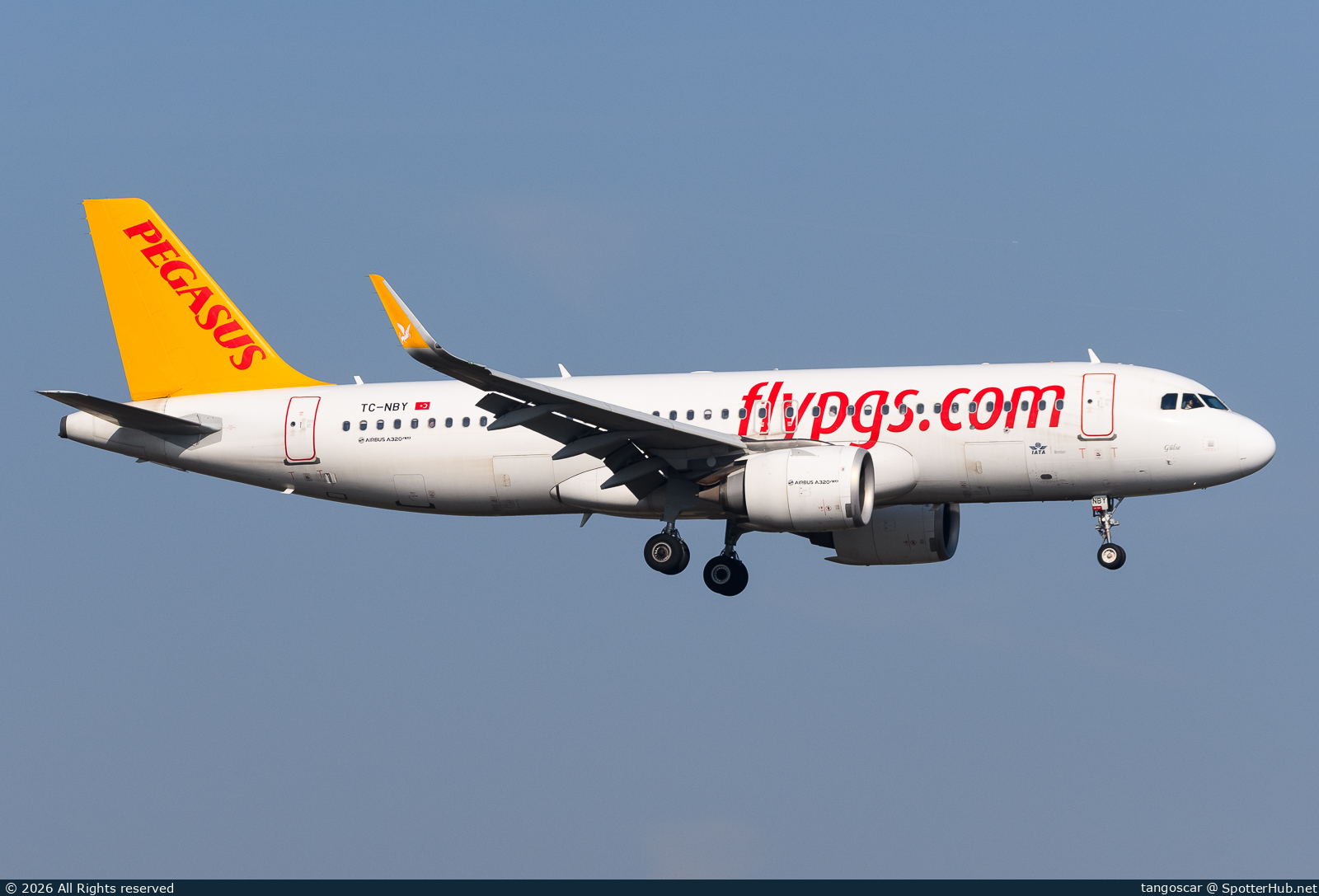 Photo of TC-NBY - Airbus A320-251N operated by Pegasus Airlines