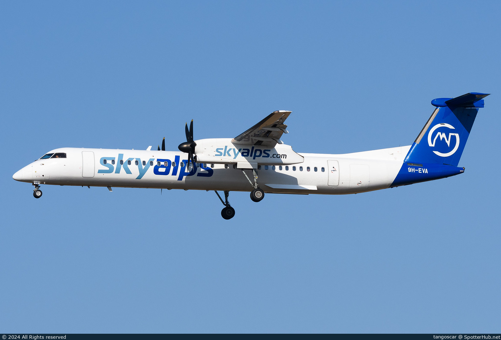 Photo of 9H-EVA - Bombardier DHC-8-402 Dash 8 Q400 operated by SkyAlps